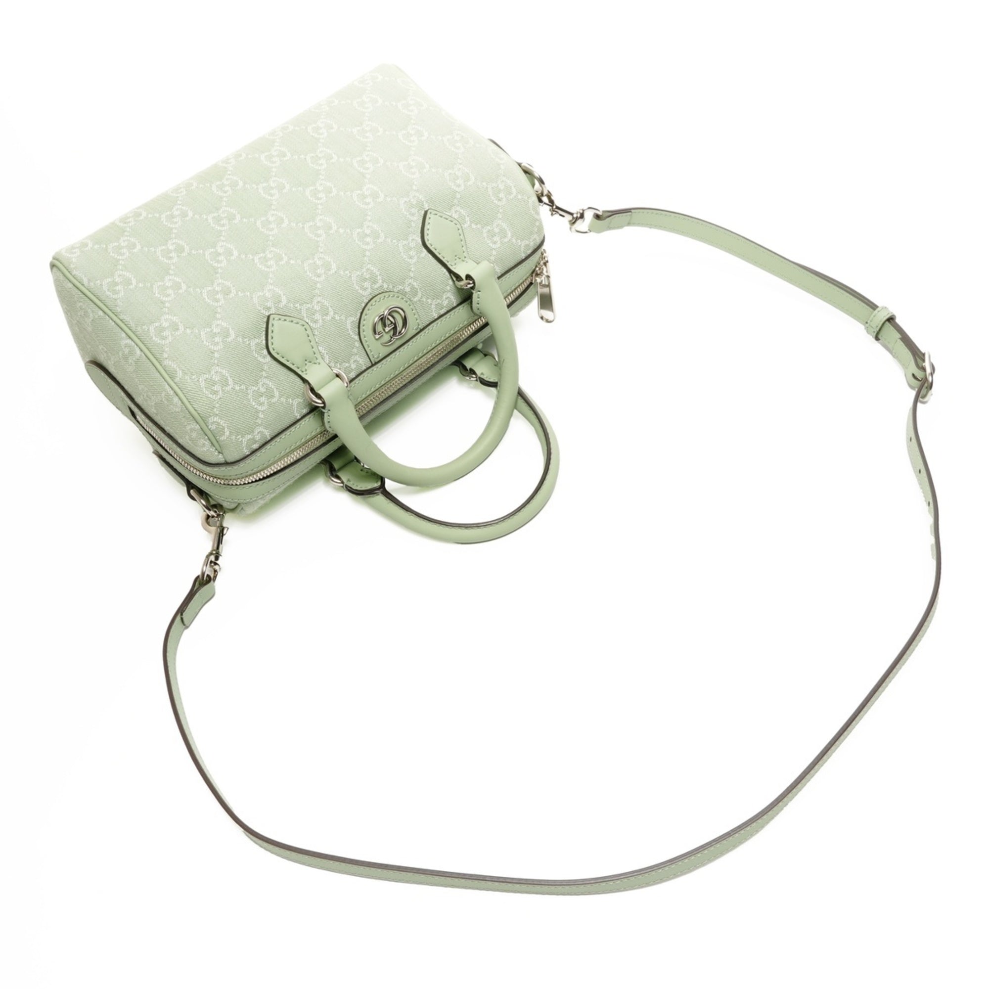 Gucci Green Boston Bag (Pre-Owned)