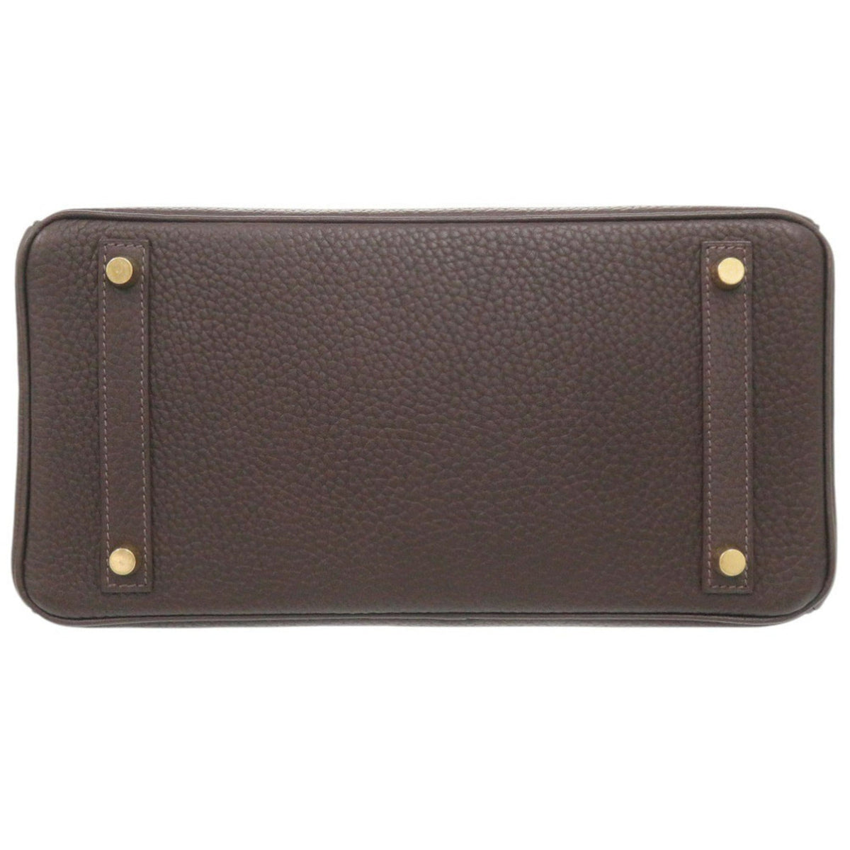 Hermes Chocolat Togo Leather Handbag (Pre-Owned)
