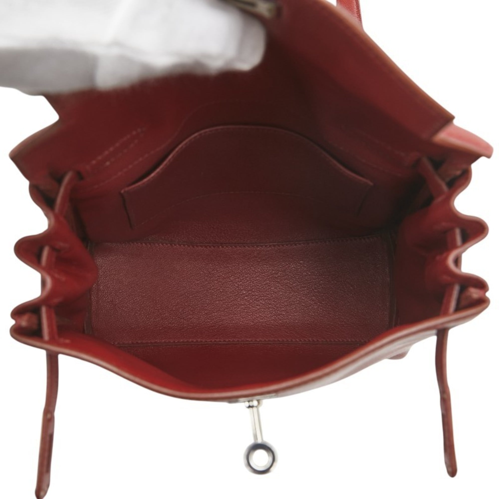 Hermes Kelly Red Color Swift Leather Backpack (Pre-Owned)