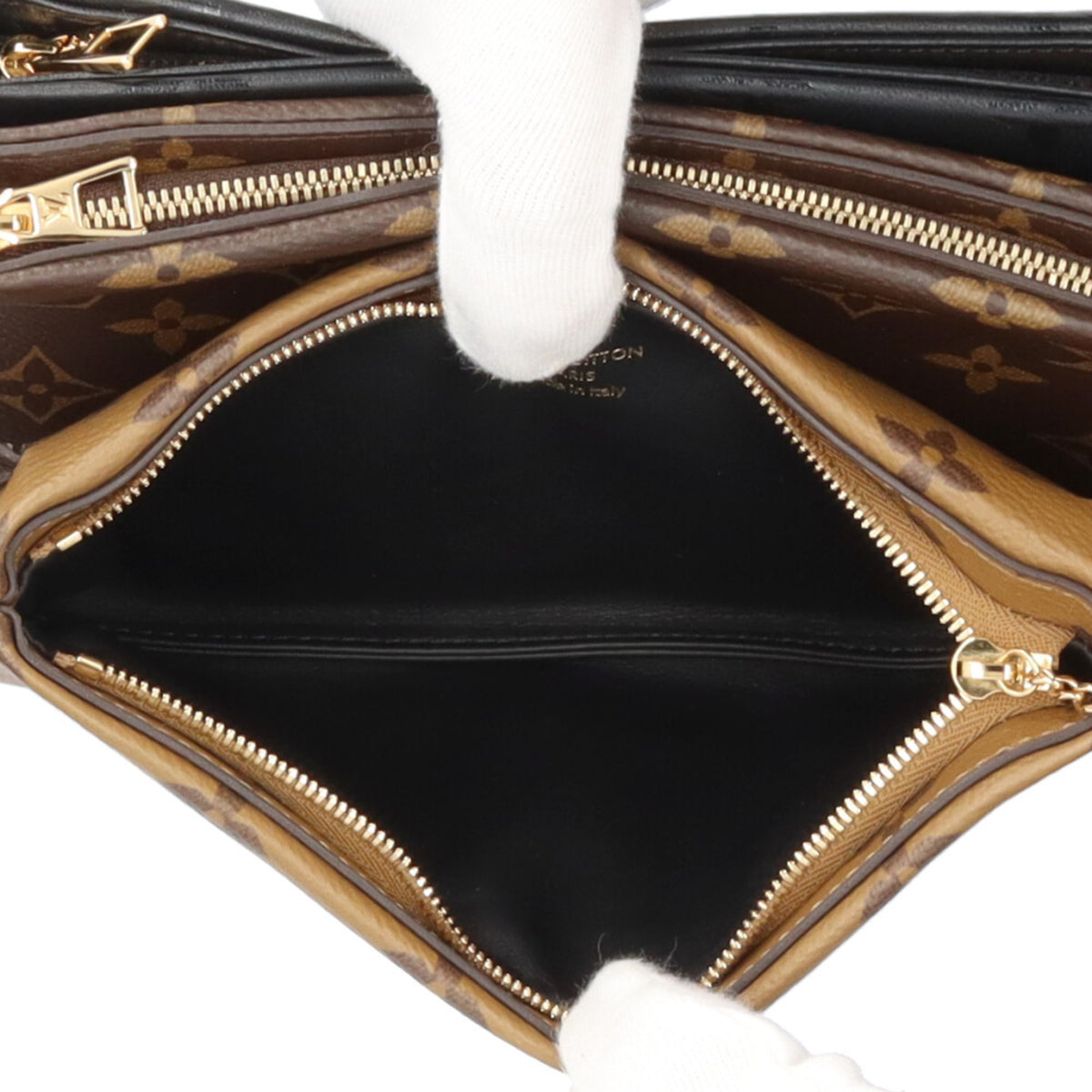 Louis Vuitton Monogram Brown Monogram Monogram Reverse Monogram Monogram Reverse Pochette Shoulder Bag (Pre-Owned)