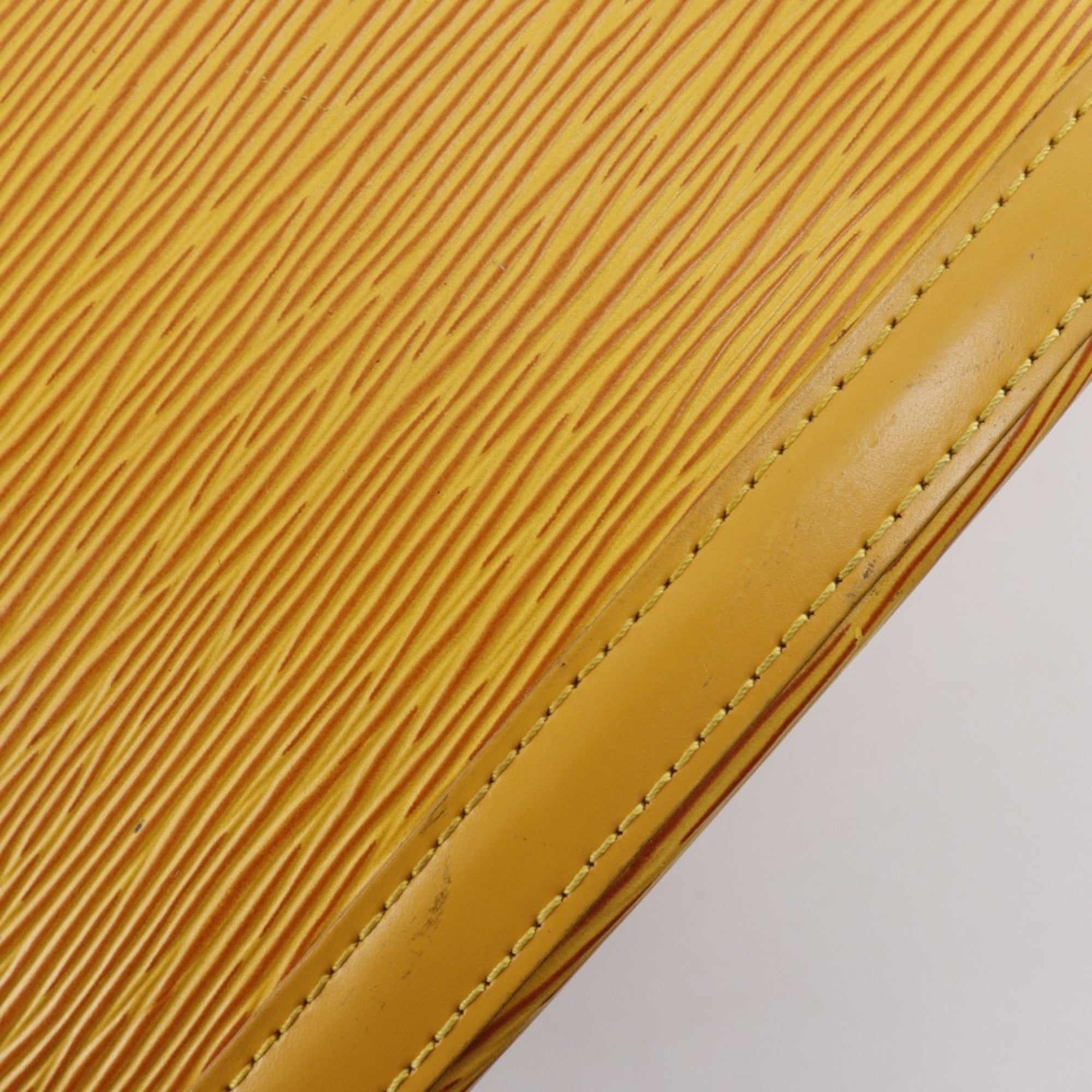 Louis Vuitton Yellow Epi Leather Handbag (Pre-Owned)
