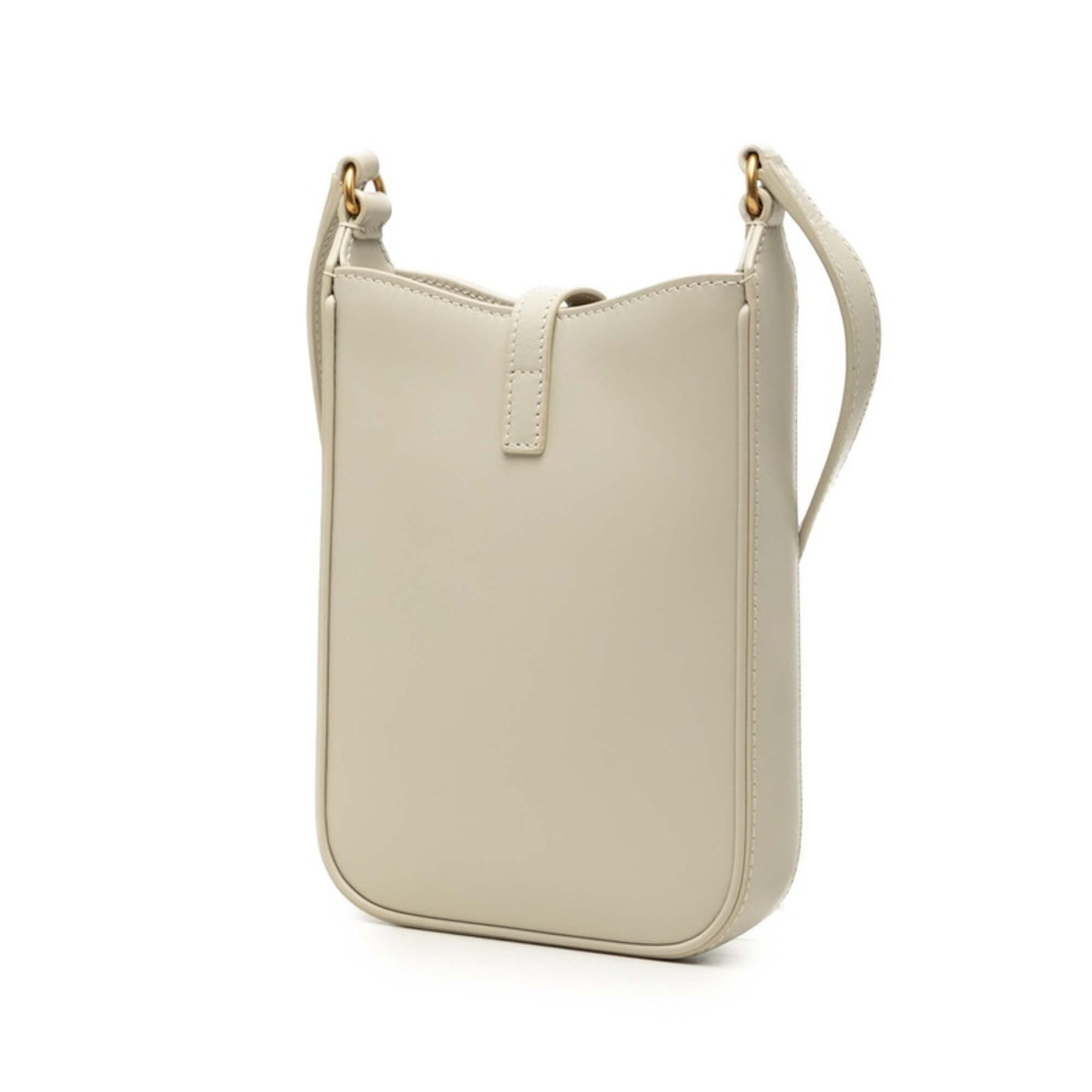 Saint Laurent White Leather Shoulder Bag (Pre-Owned)