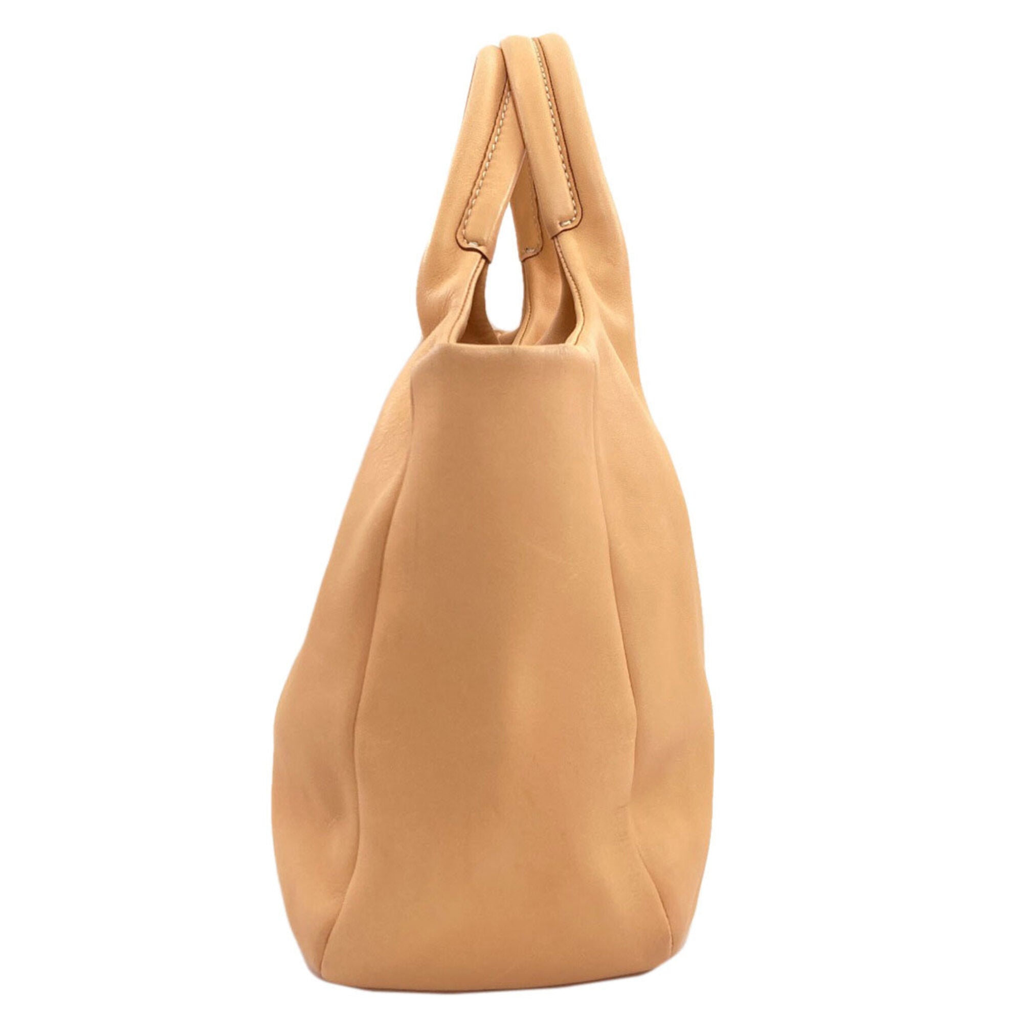 Tod's Beige Leather Handbag (Pre-Owned)