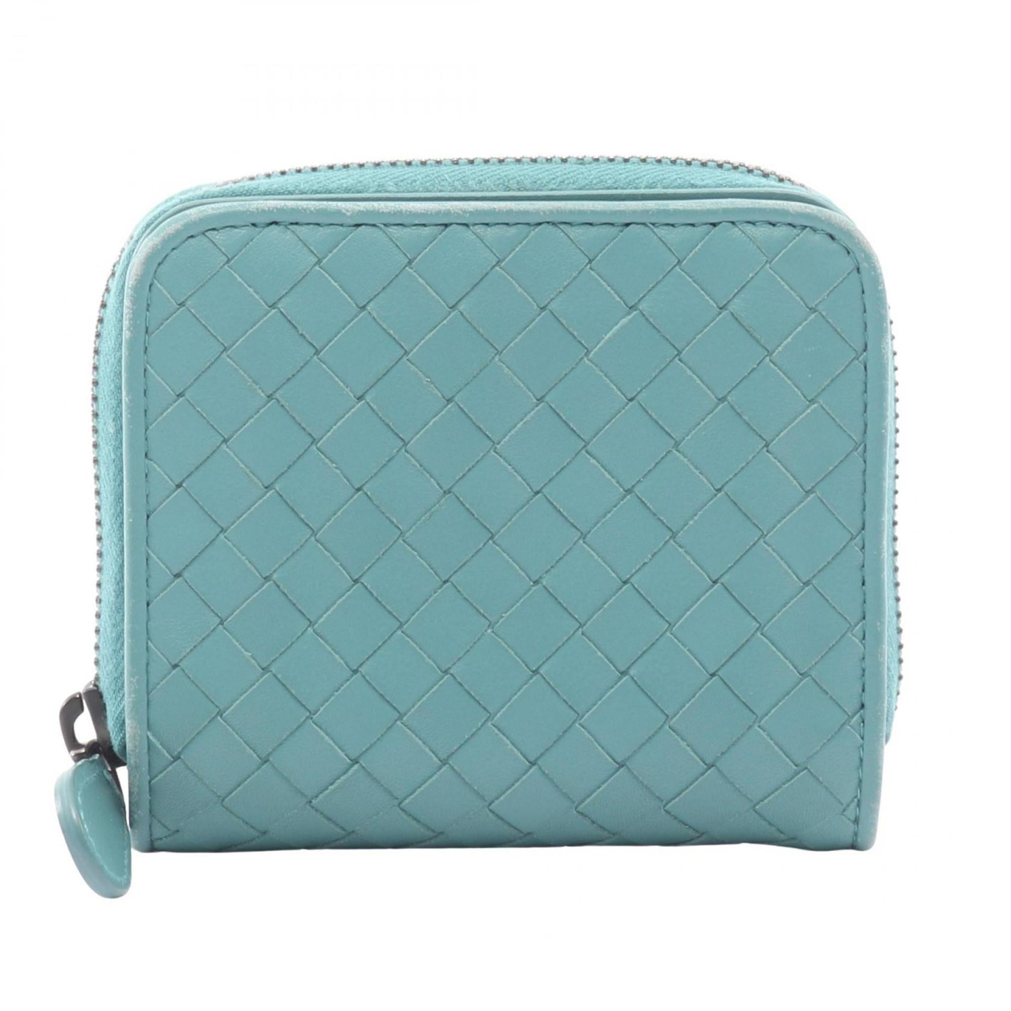 Bottega Veneta Green Leather Wallet (Bi-Fold) (Pre-Owned)