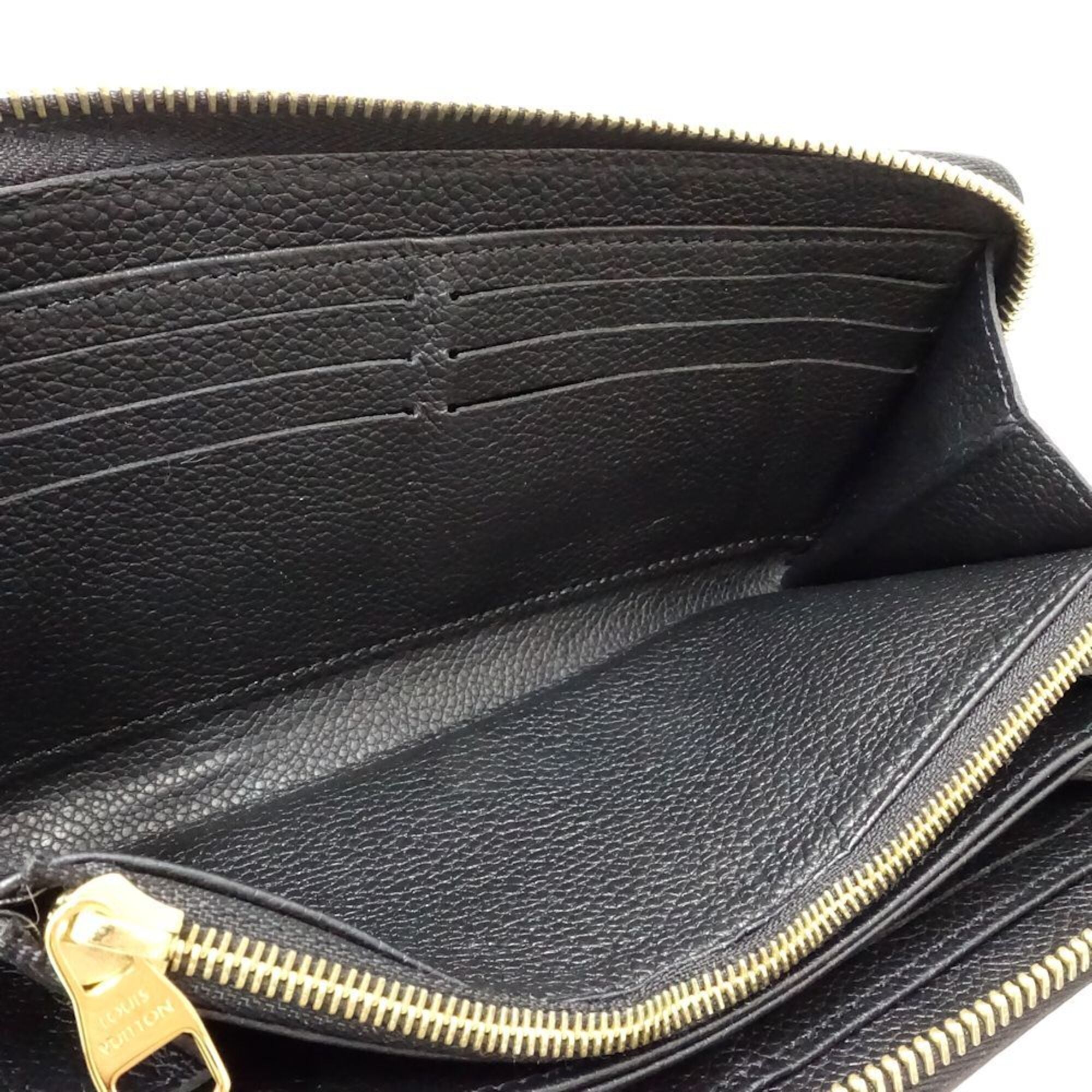 Louis Vuitton Monogram Empreinte Beige Black Monogram Empreinte Long Wallet (Bi-Fold) (Pre-Owned)