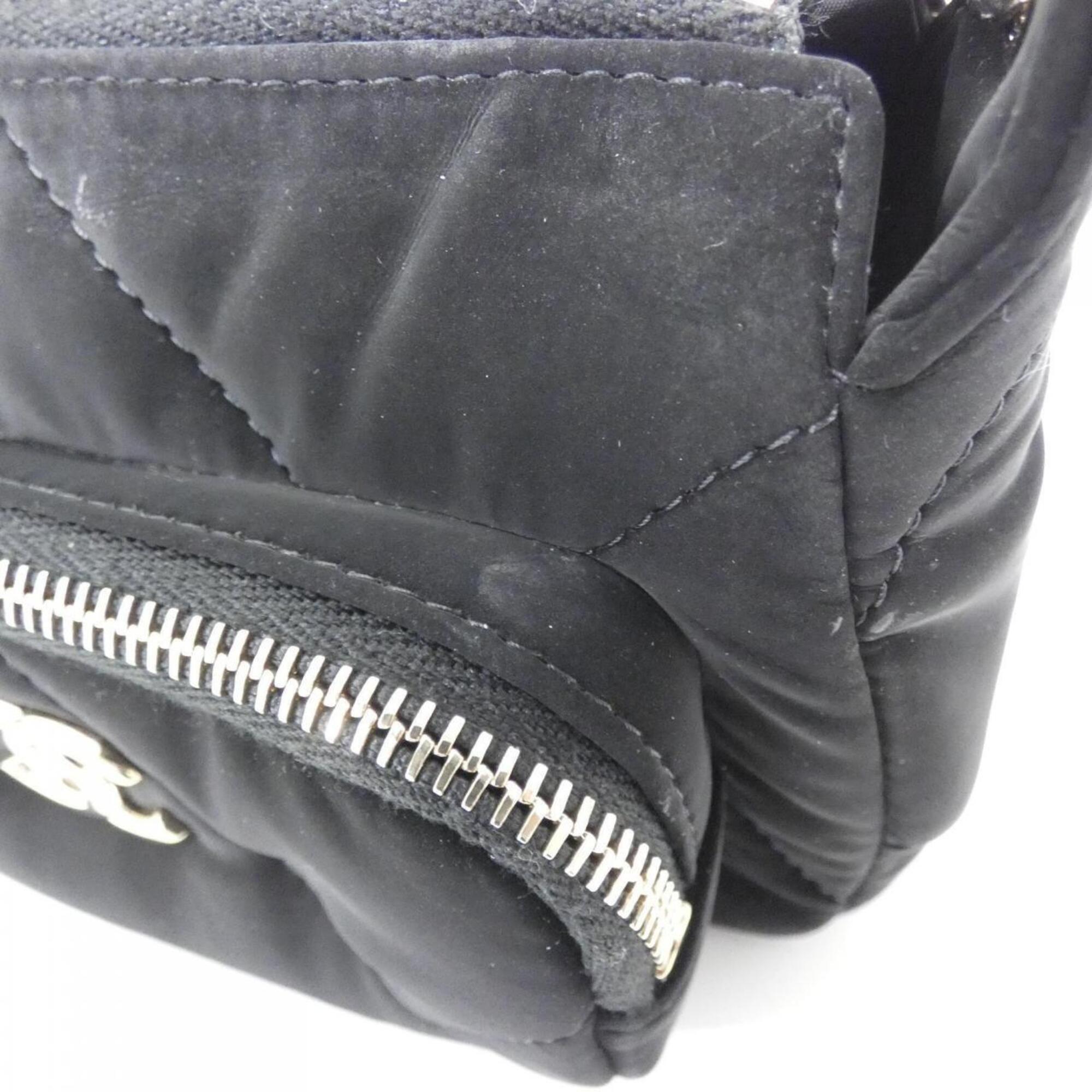 Chanel Black Handbag Shoulder Bag (Pre-Owned)