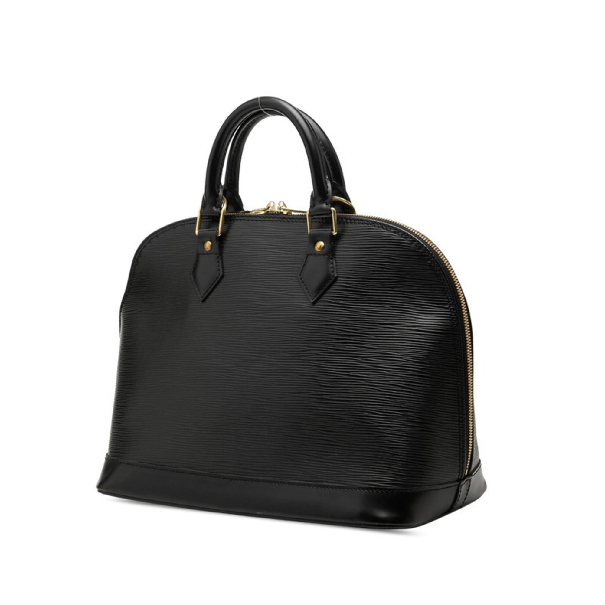 Louis Vuitton Black Noir Leather Handbag (Pre-Owned)