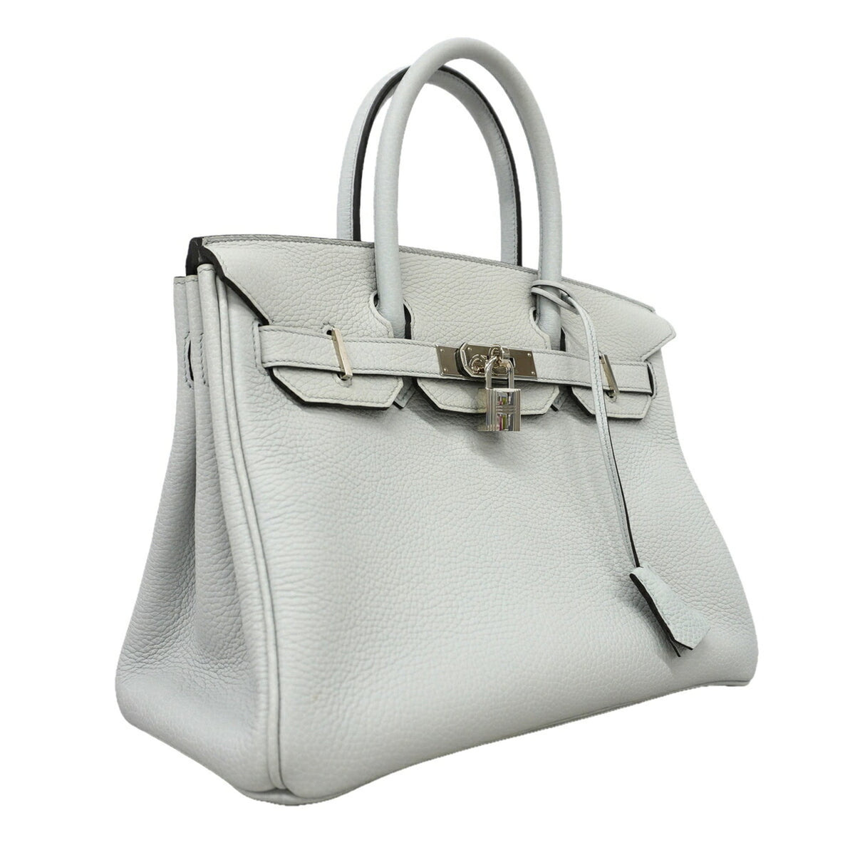 Hermes Blue Togo Leather Handbag (Pre-Owned)
