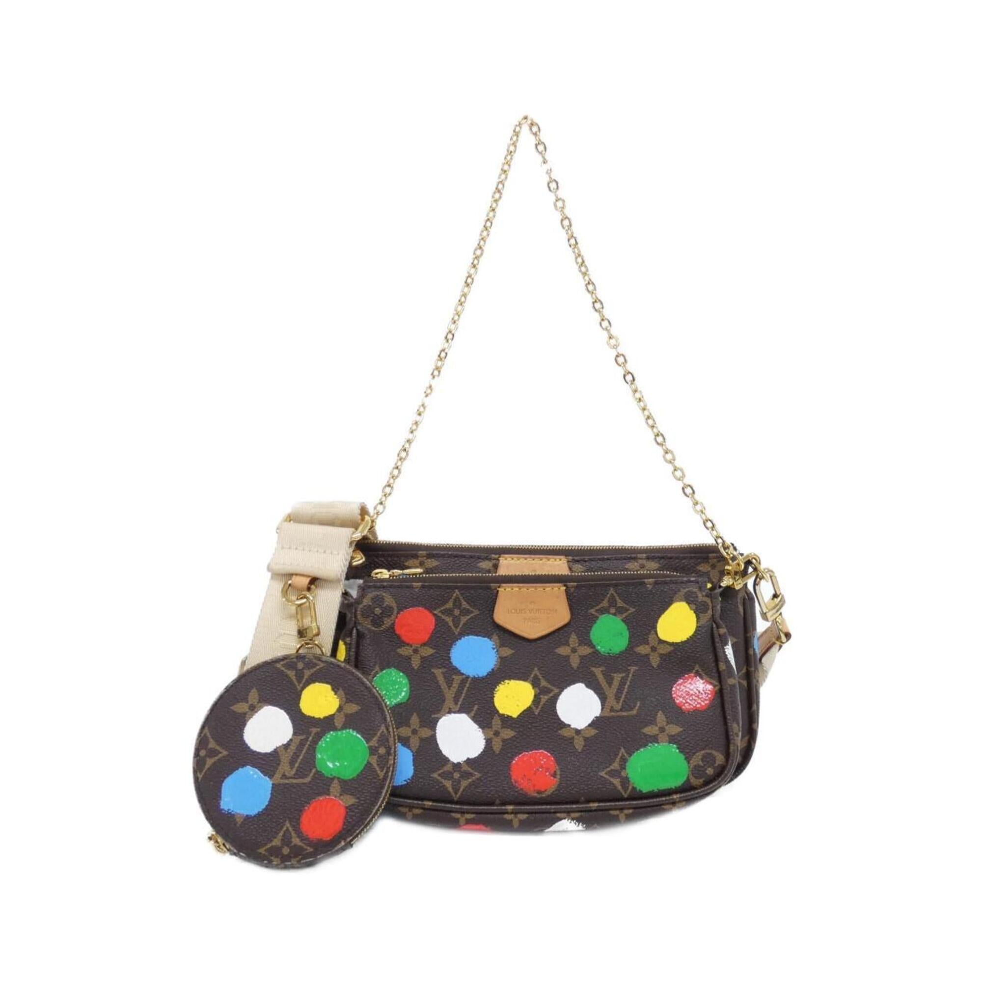 Louis Vuitton Brown Coated Canvas Pochette Shoulder Bag (Pre-Owned)