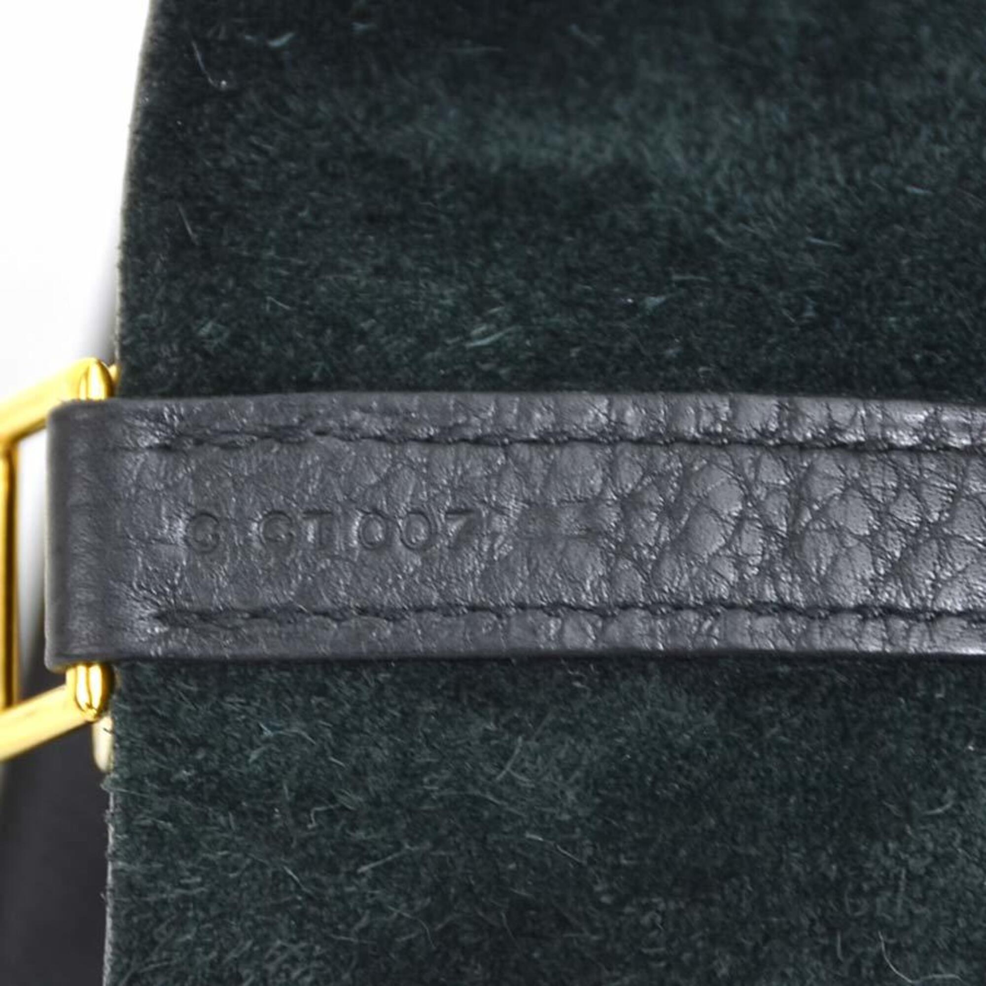 Hermes Black Taurillon Clemence Leather Handbag (Pre-Owned)