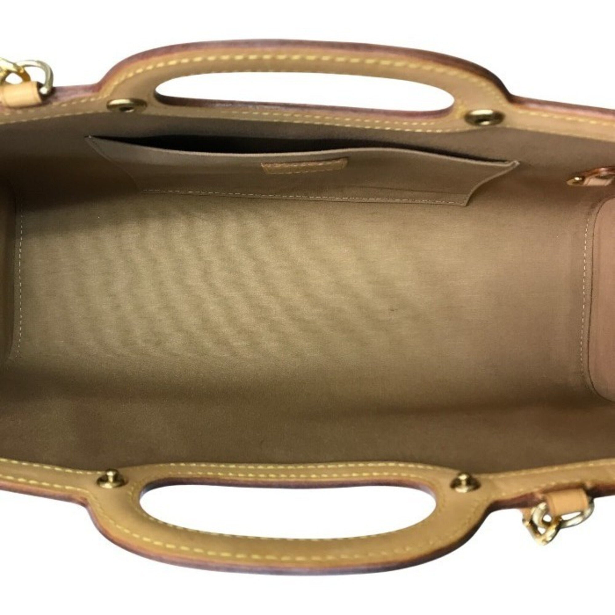 Louis Vuitton Vernis Beige Vernis Handbag (Pre-Owned)