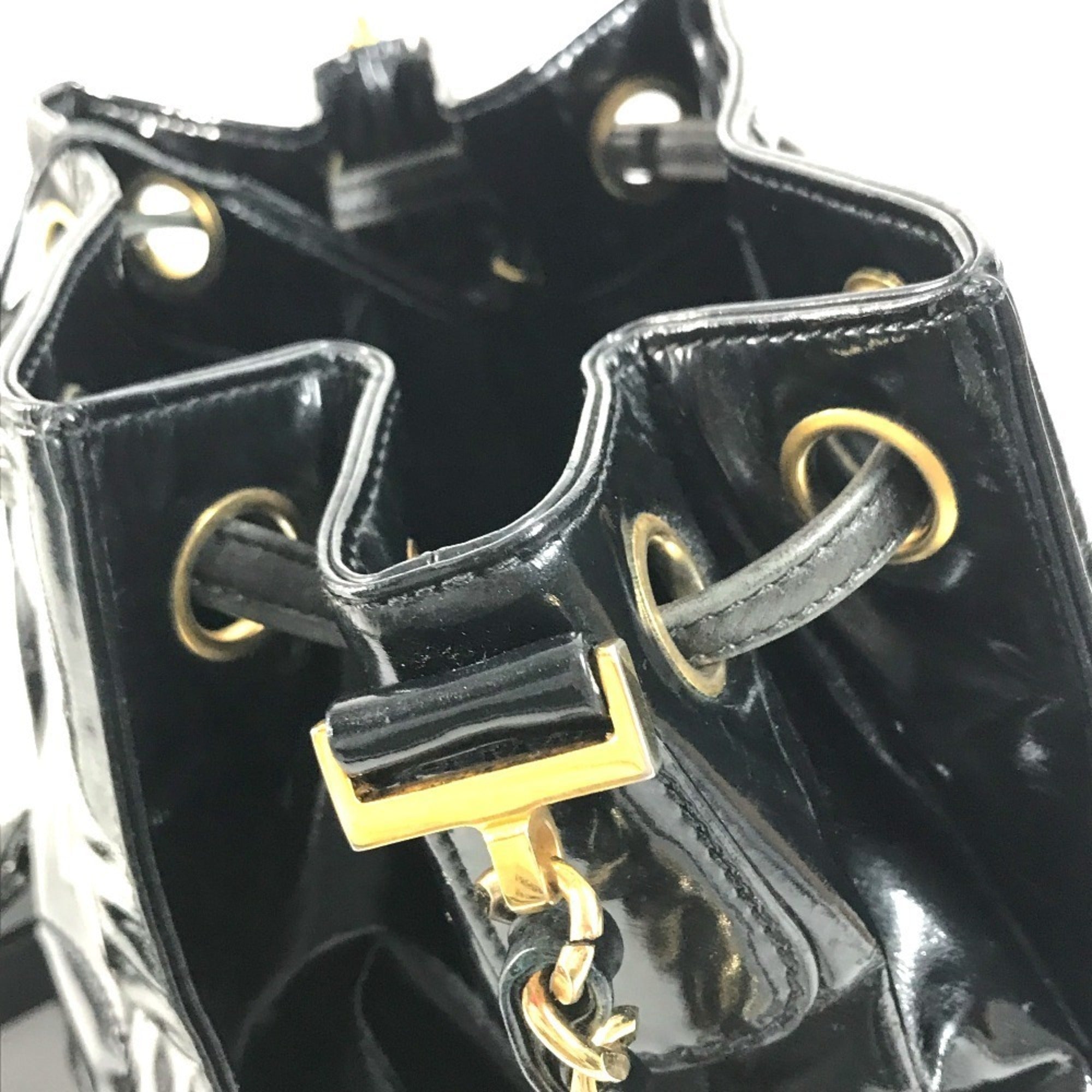 Chanel Black Handbag Pouch Shoulder Bag (Pre-Owned)