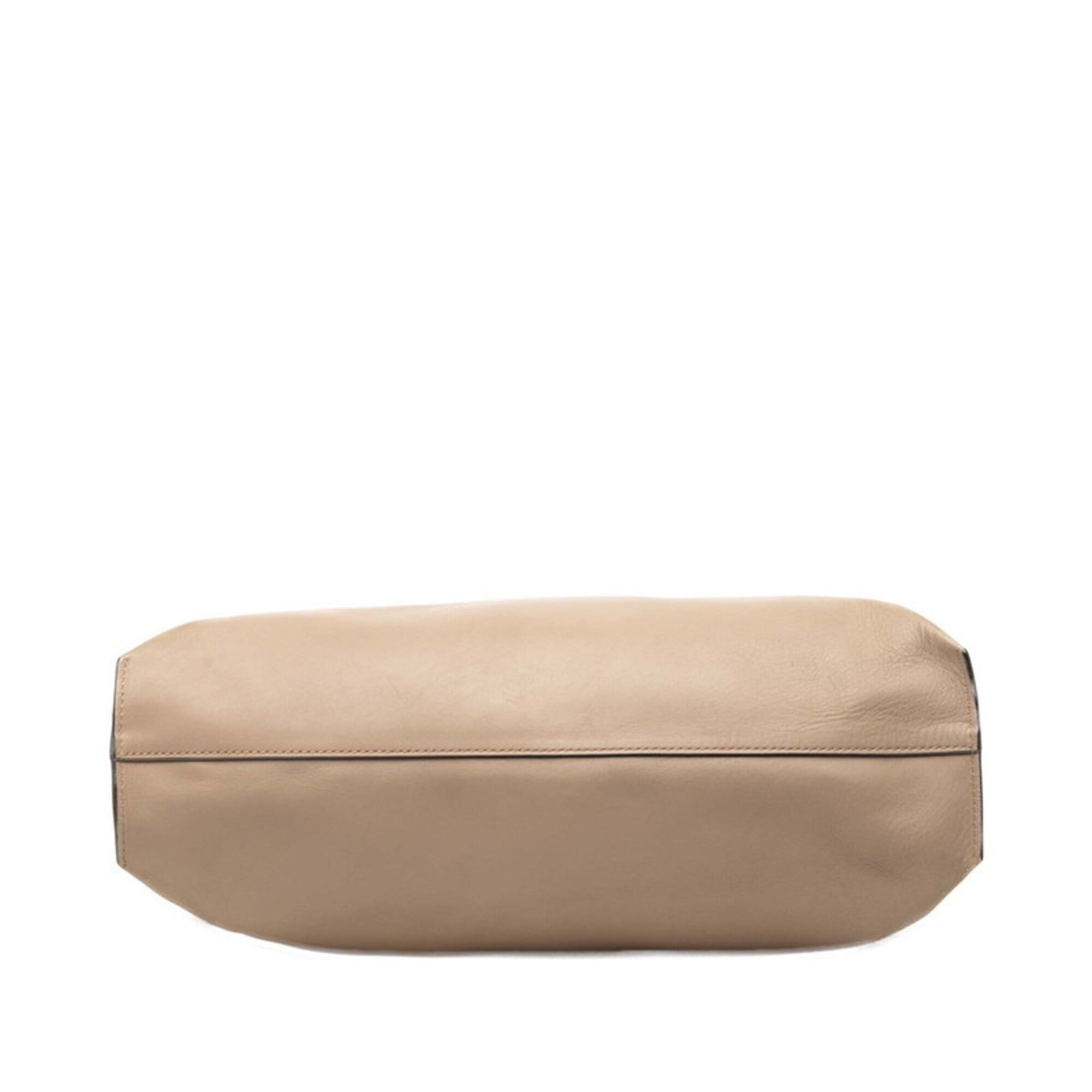 Loewe Beige Brown Leather Handbag Tote Bag (Pre-Owned)