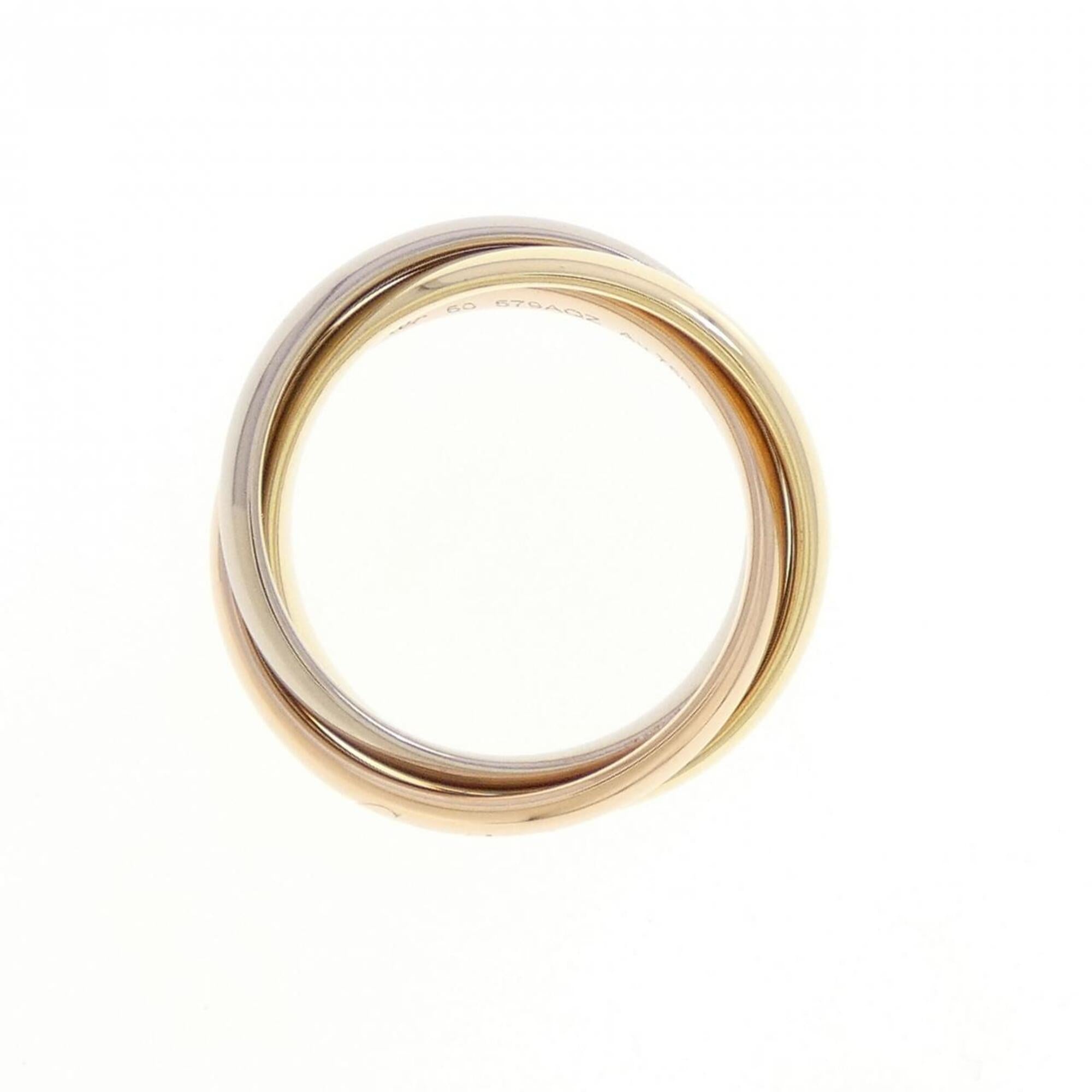 Cartier Pink Gold White Gold Yellow Gold Yellow Gold (18K) Pink Gold (18K) White Gold (18K) Band Ring (Pre-Owned)