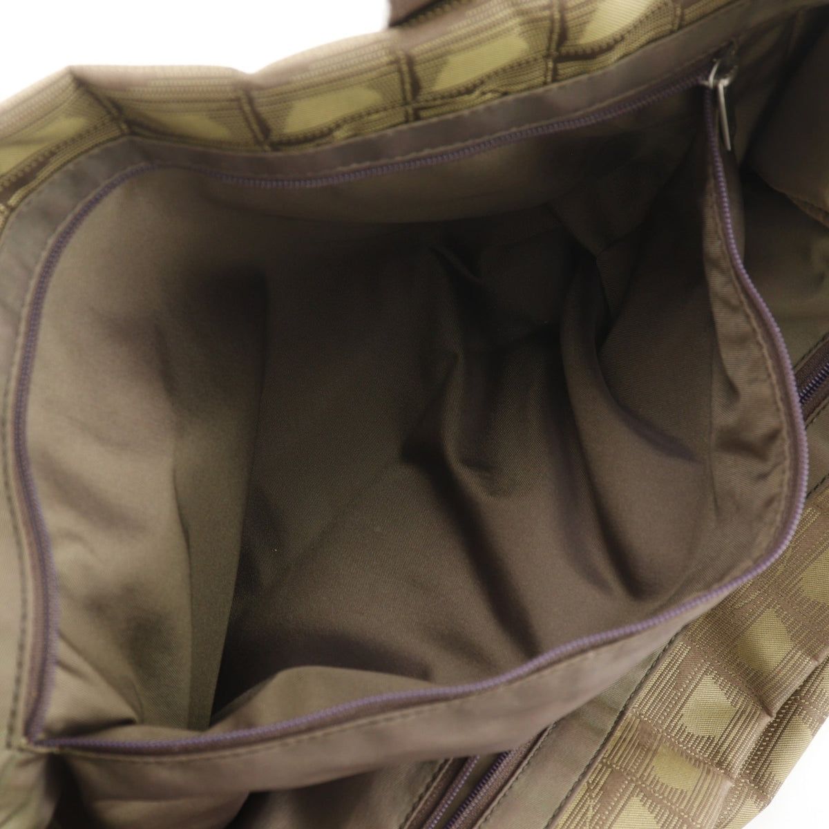 Chanel Khaki New Travel Line Tote Bag Weekend Bag (Pre-Owned)