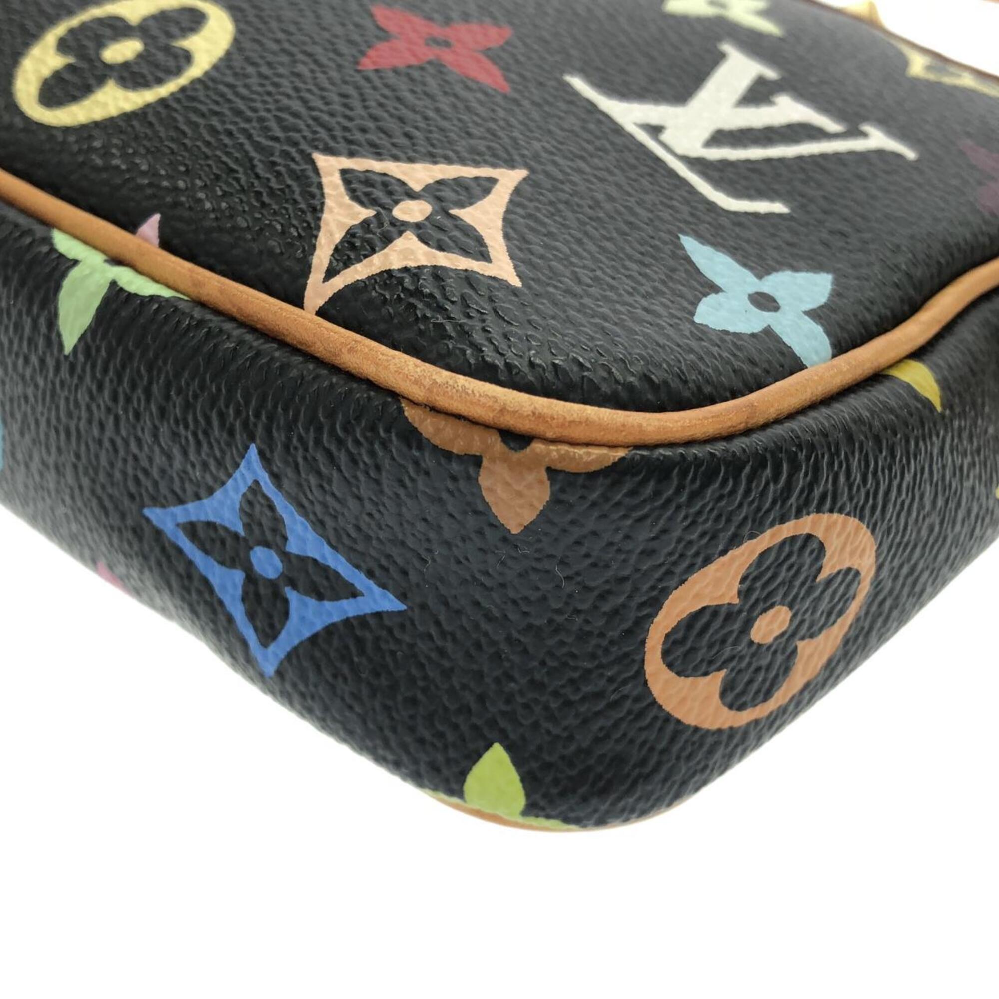 Louis Vuitton Black Multi-Color Monogram Multicolore Pochette Pouch (Pre-Owned)