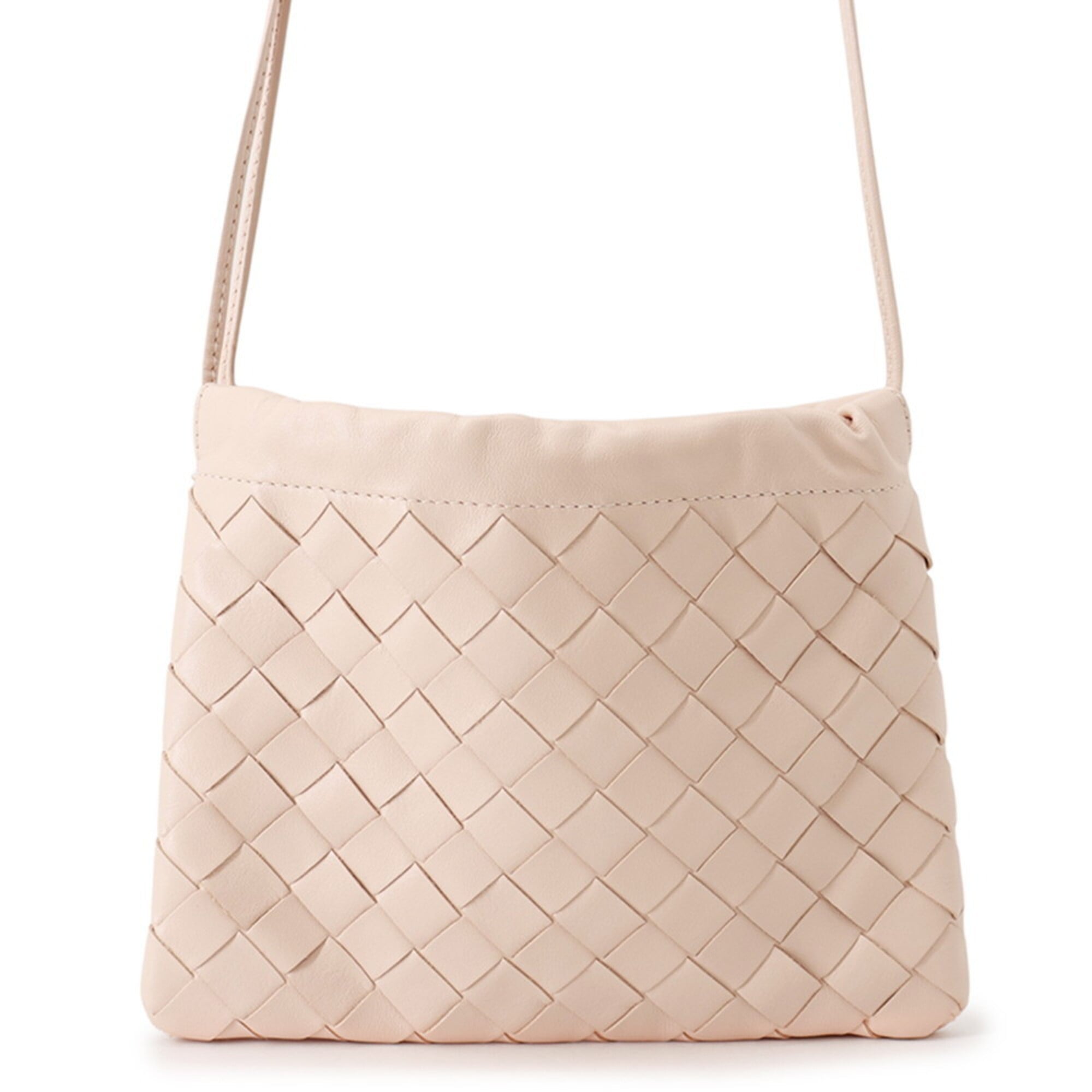 Bottega Veneta Pink Leather Handbag Shoulder Bag (Pre-Owned)