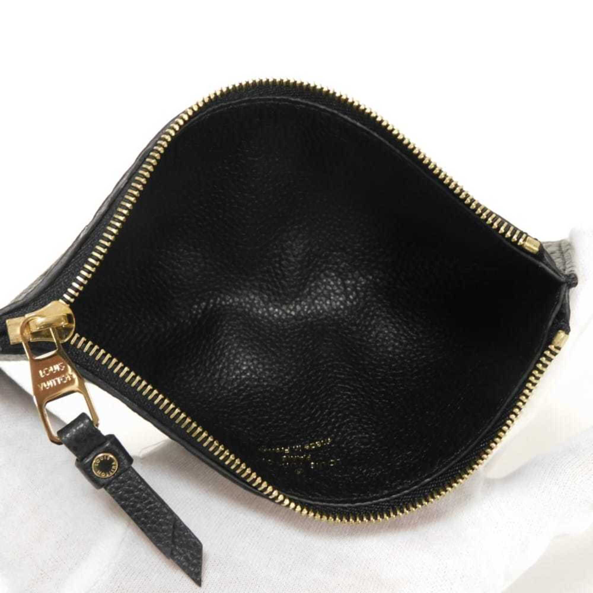 Louis Vuitton Black Noir Monogram Empreinte Leather Coin Purse/Coin Case (Pre-Owned)