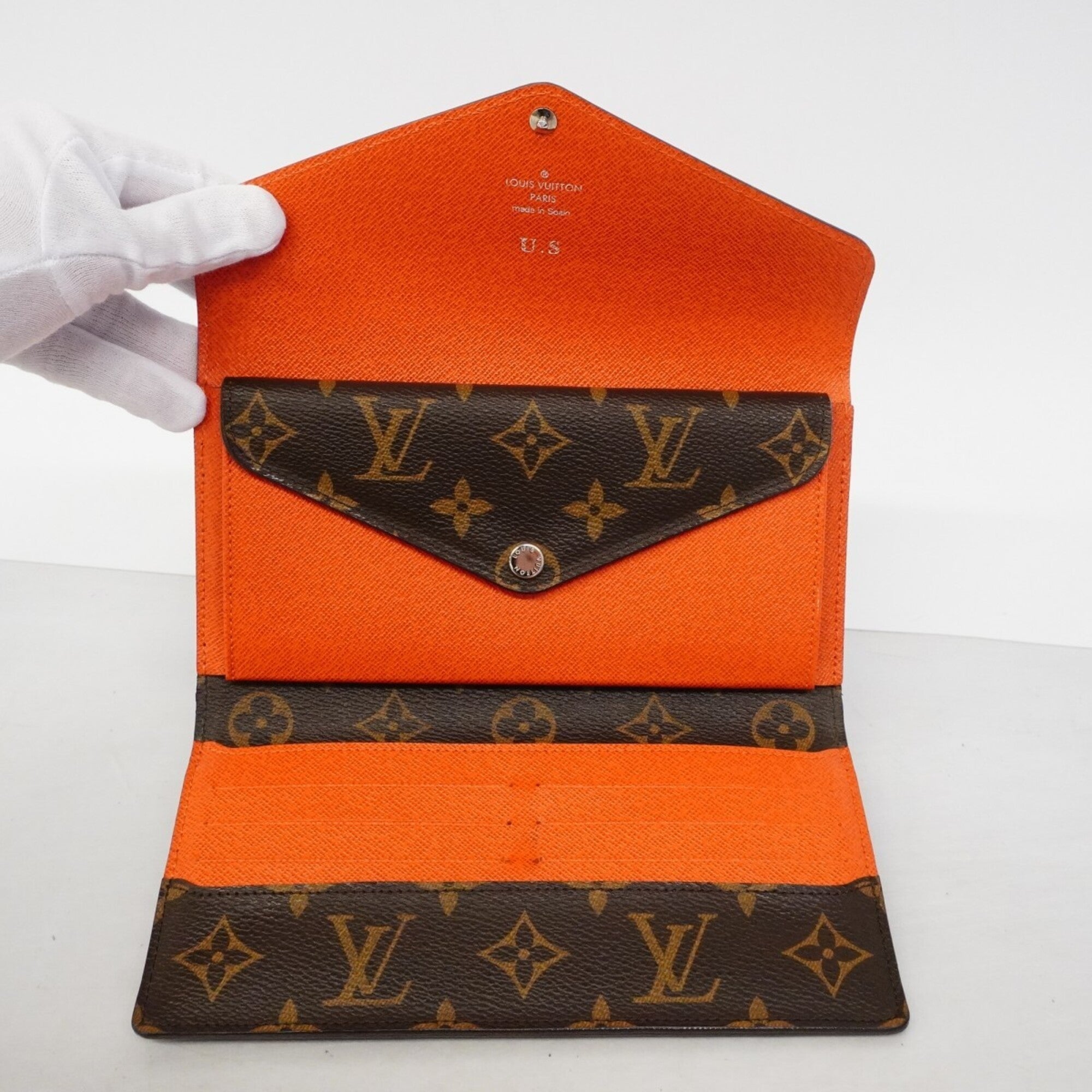 Louis Vuitton Brown Pimont Long Wallet (Tri-Fold) (Pre-Owned)