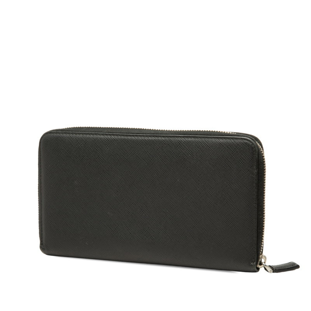 Prada Black Leather Coin Purse/Coin Case (Pre-Owned)