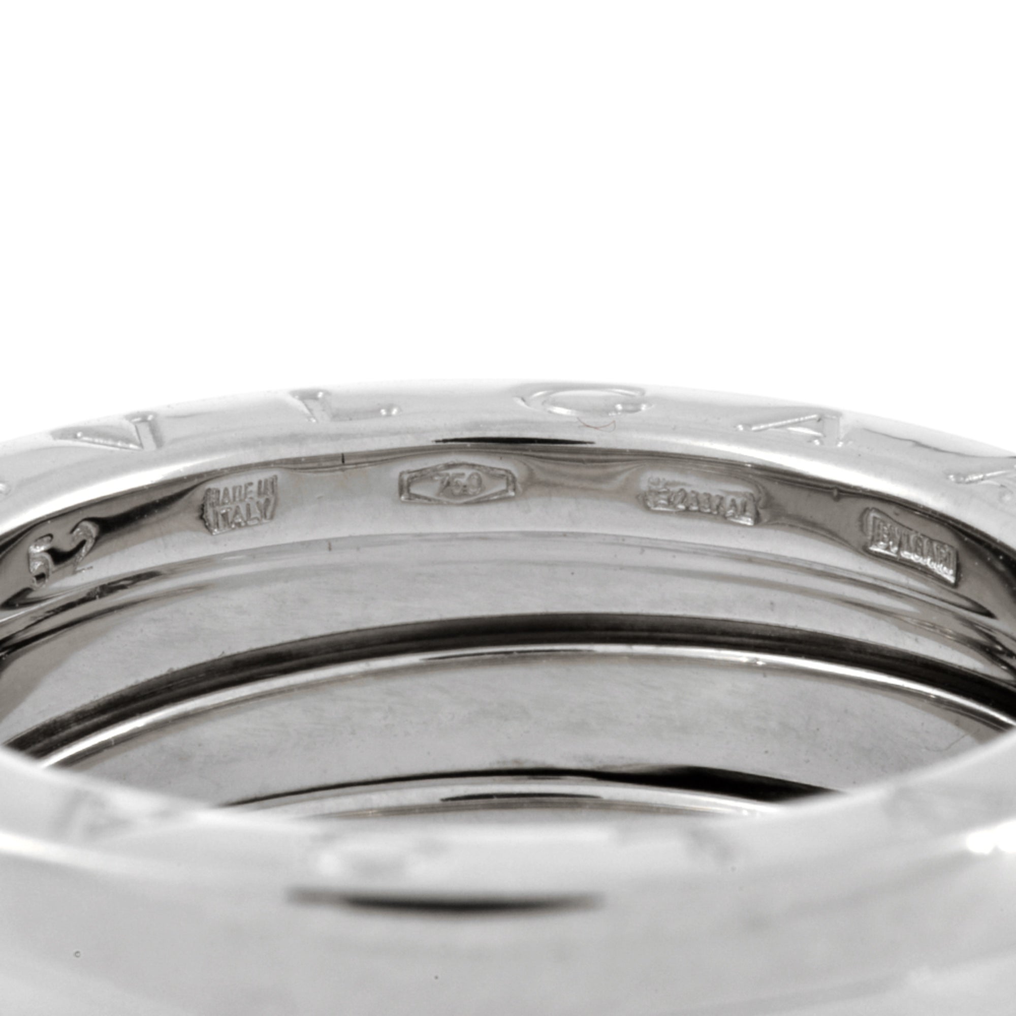 Bvlgari White Gold (18K) Band Ring (Pre-Owned)