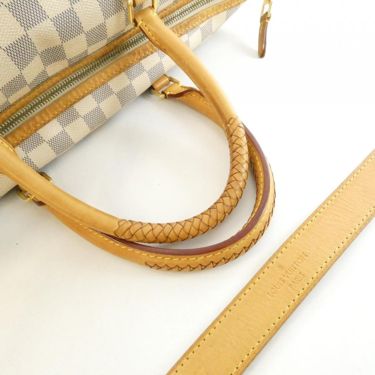 Louis Vuitton Azur Coated Canvas Shoulder Bag (Pre-Owned)