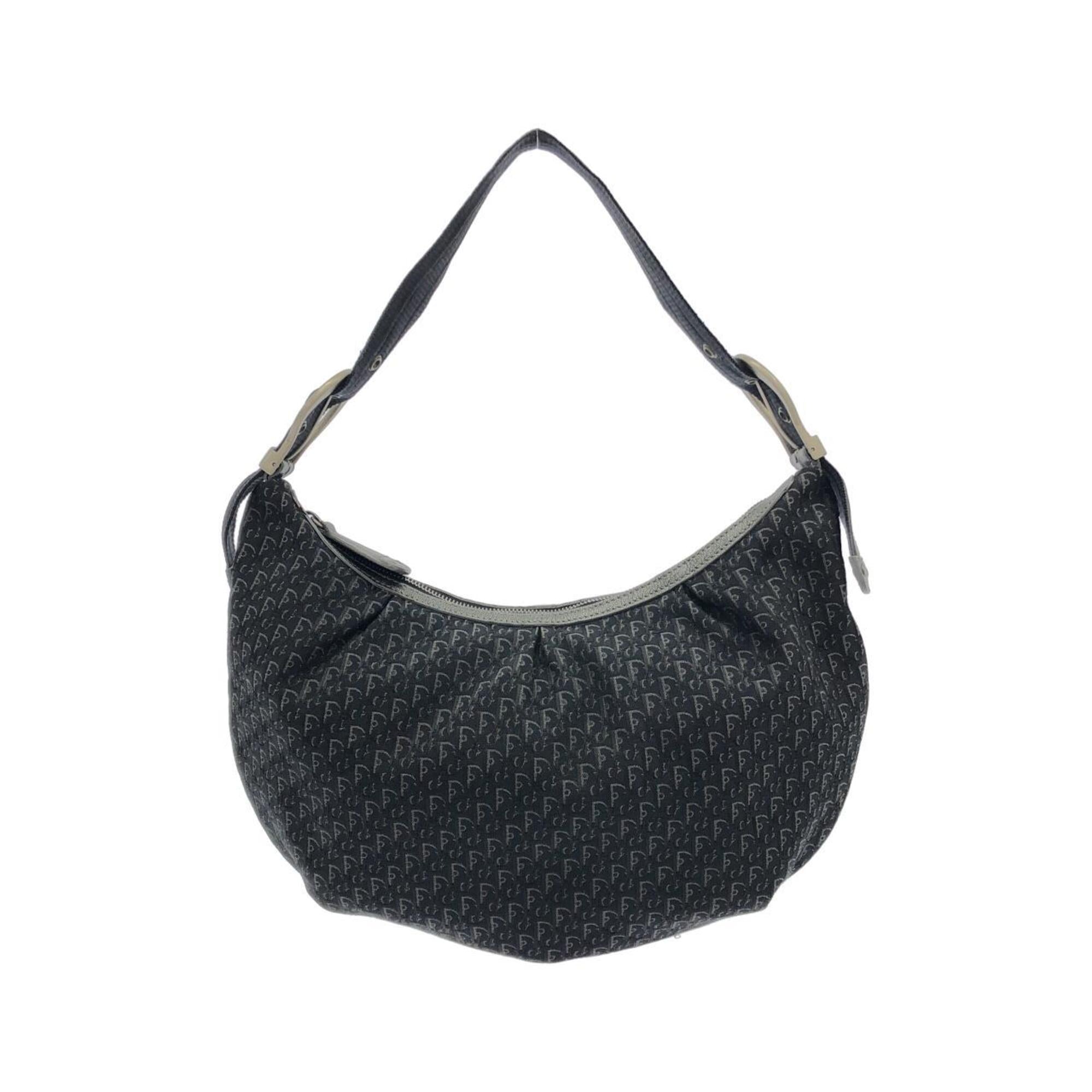 Christian Dior Black Canvas Shoulder Bag (Pre-Owned)