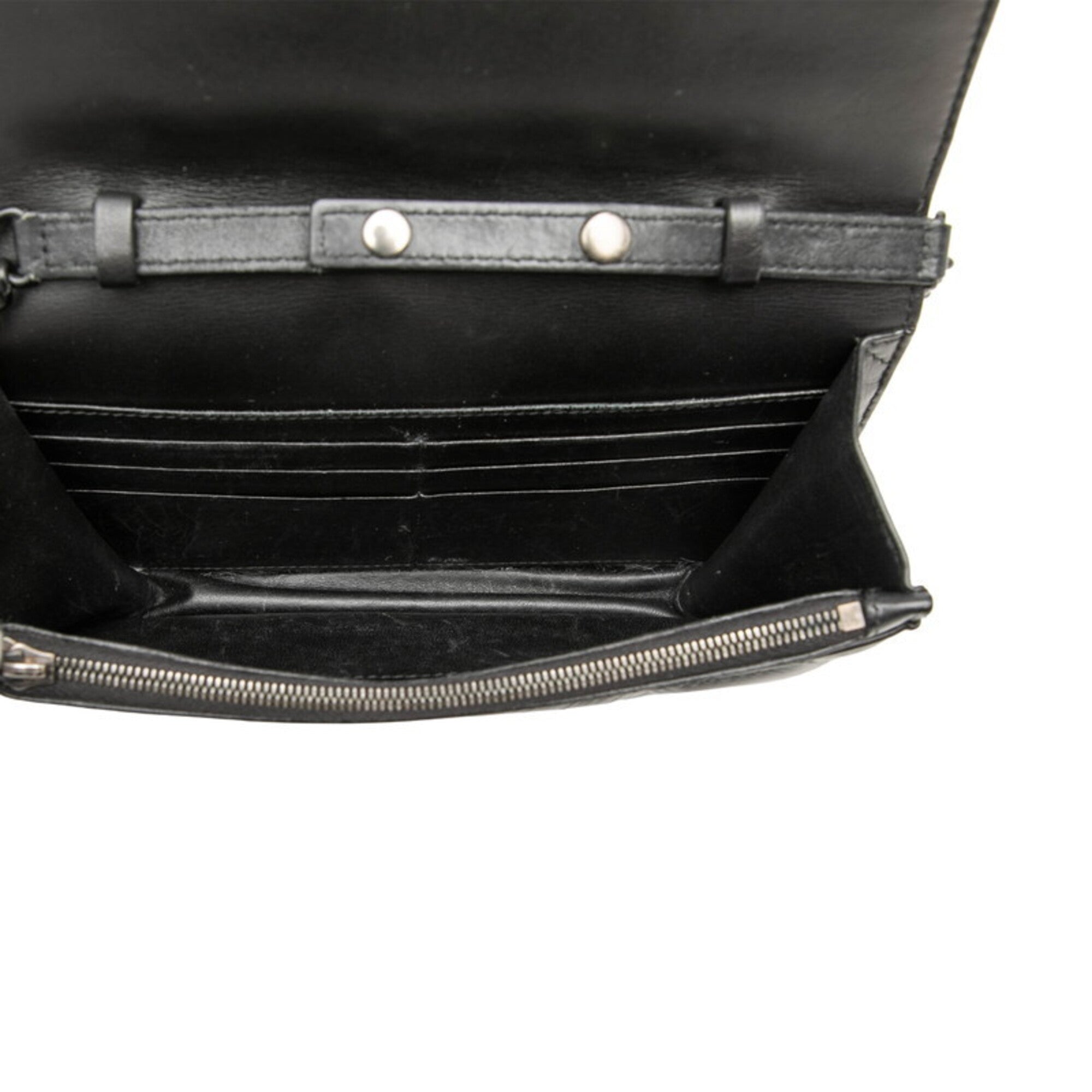 Balenciaga Black Leather Shoulder Bag (Pre-Owned)