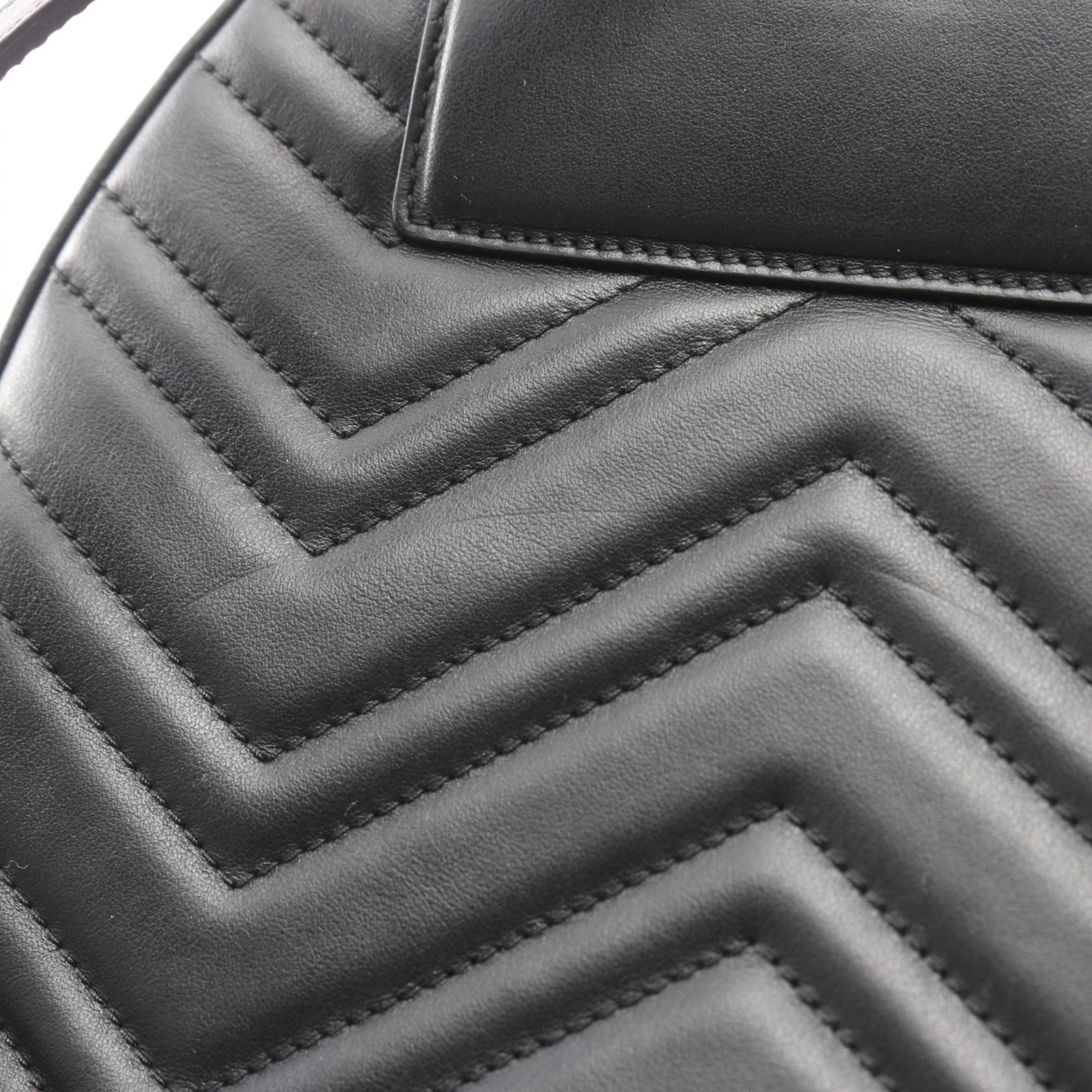 Gucci Black Leather Backpack (Pre-Owned)