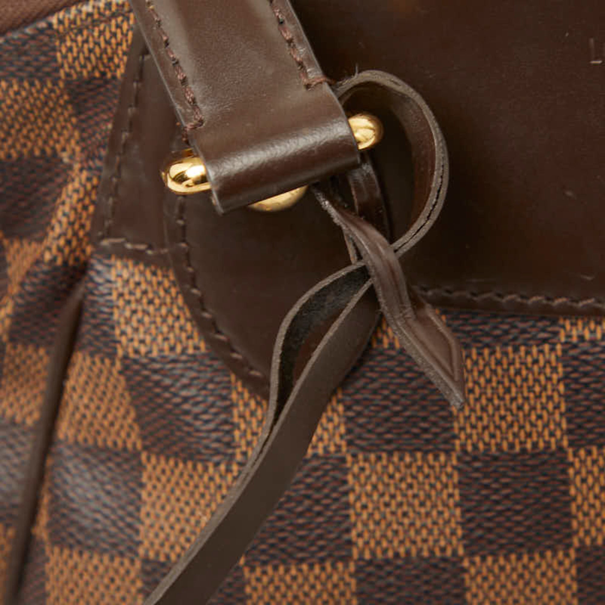Louis Vuitton Brown Pvc Leather Handbag (Pre-Owned)