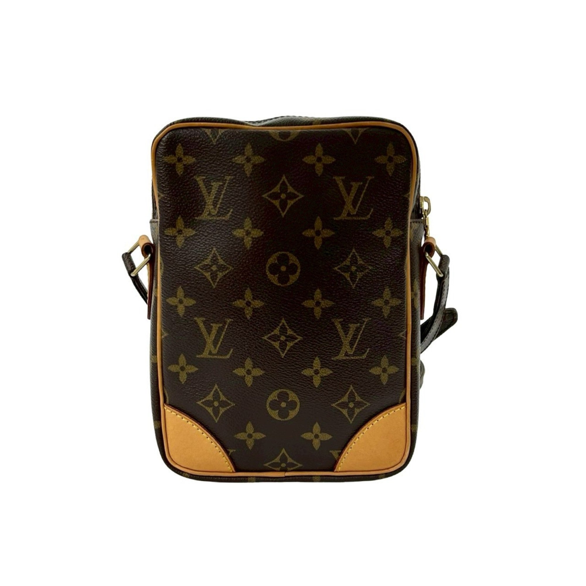 Louis Vuitton Brown Leather Pvc Pochette Shoulder Bag (Pre-Owned)