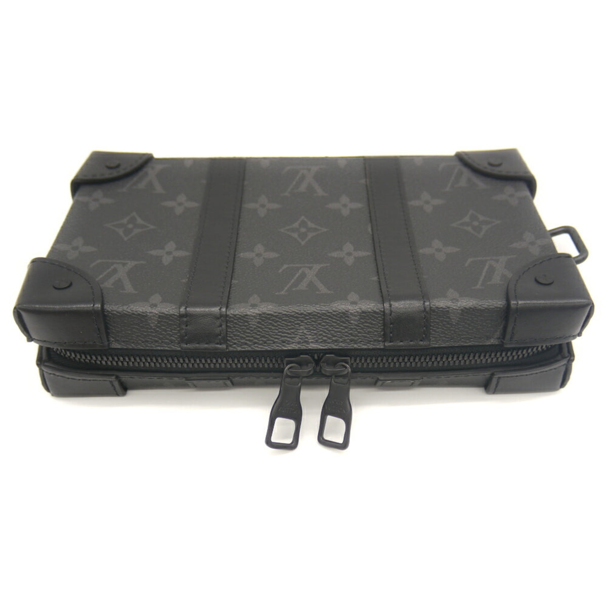 Louis Vuitton Black Monogram Eclipse Leather Shoulder Bag (Pre-Owned)