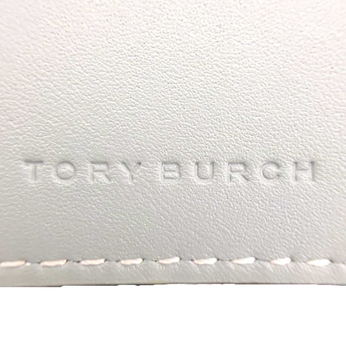 Tory Burch Light Blue Leather Wallet (Bi-Fold) (Pre-Owned)