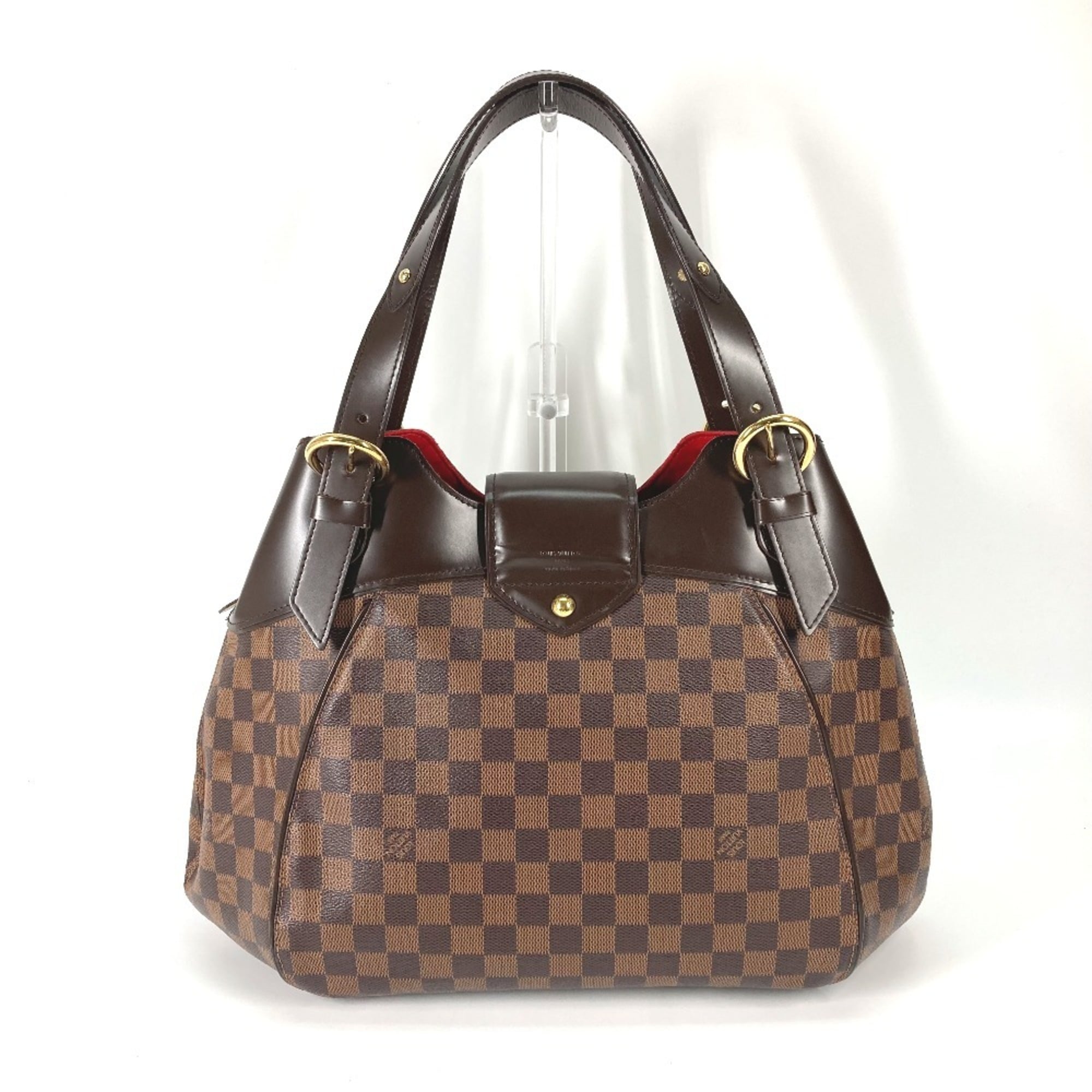 Louis Vuitton Brown Damier Canvas Ebene Damier Canvas Handbag Shoulder Bag Tote Bag (Pre-Owned)
