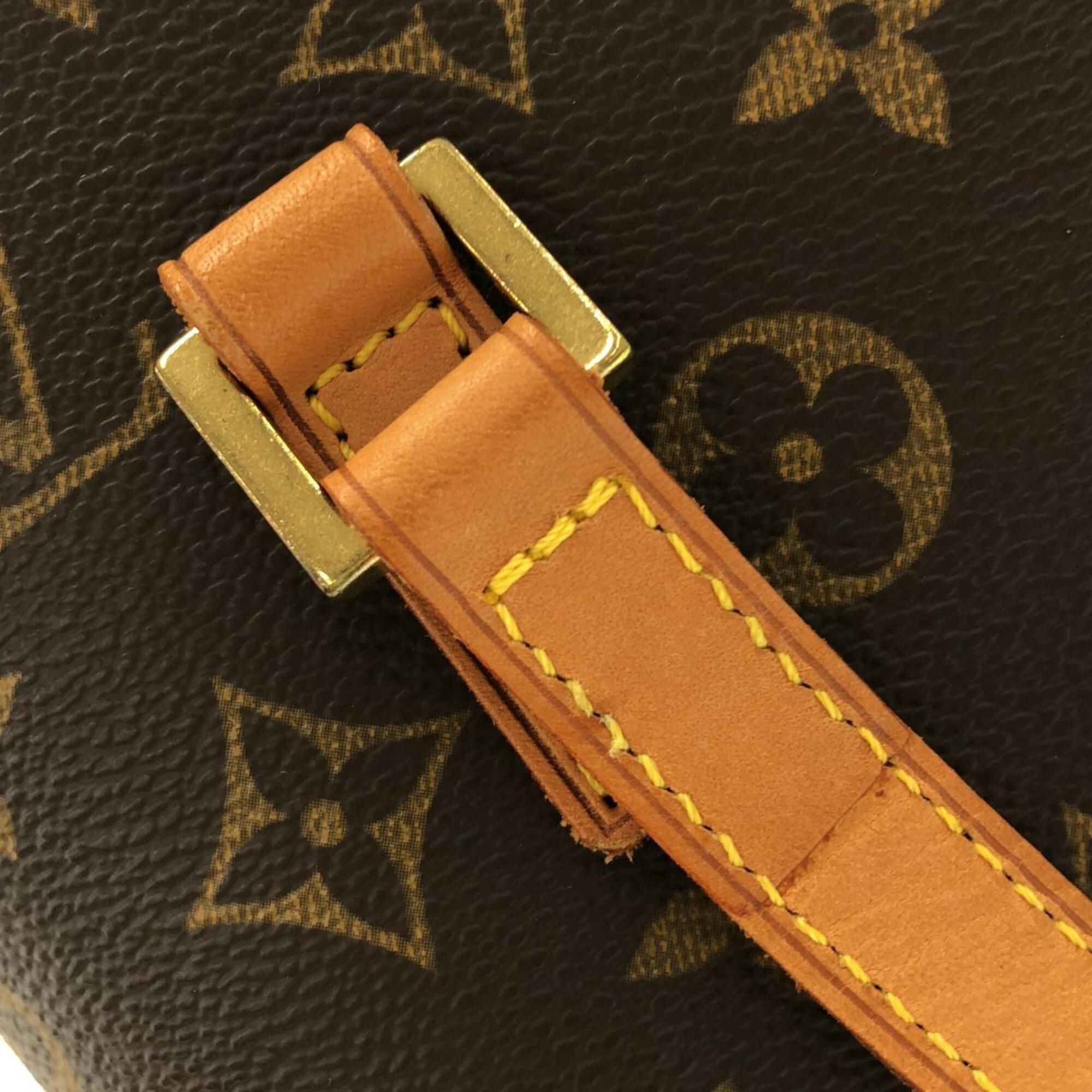 Louis Vuitton Marron Coated Canvas Handbag (Pre-Owned)