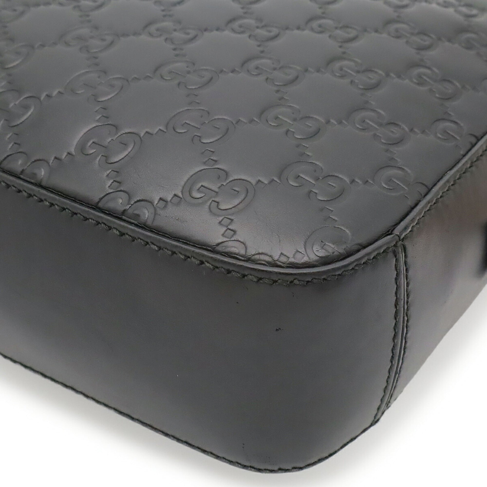 Gucci Black Leather Clutch Bag (Pre-Owned)