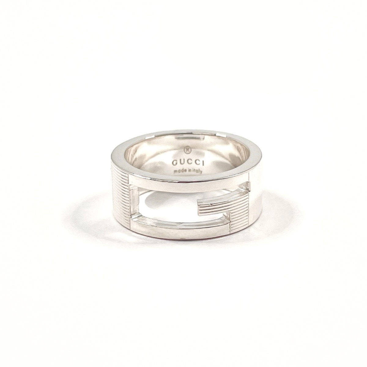 Gucci Silver Silver 925 Band Ring (Pre-Owned)