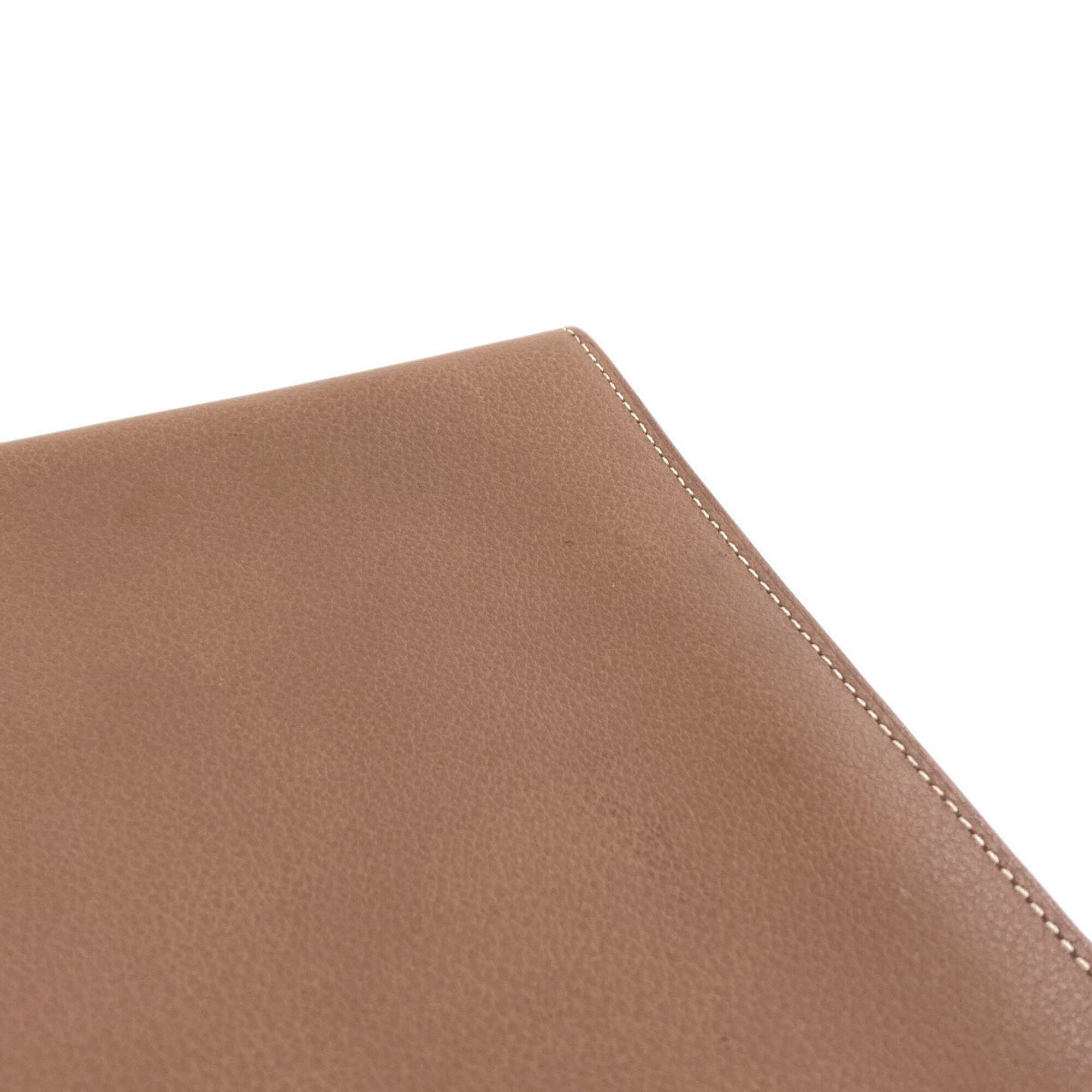 Hermes Brown Swift Leather Shoulder Bag (Pre-Owned)