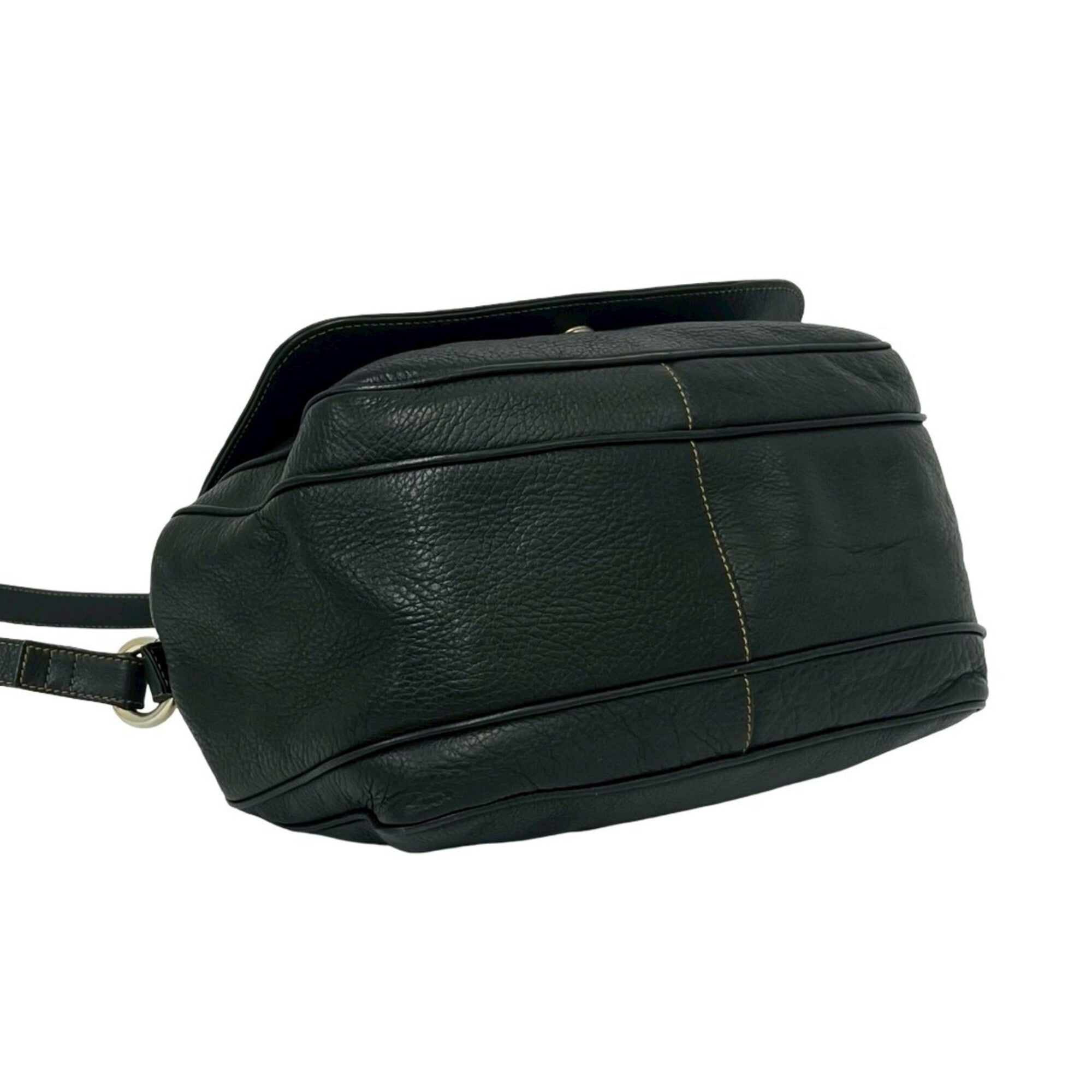 Loewe Brown Leather Pochette Shoulder Bag (Pre-Owned)