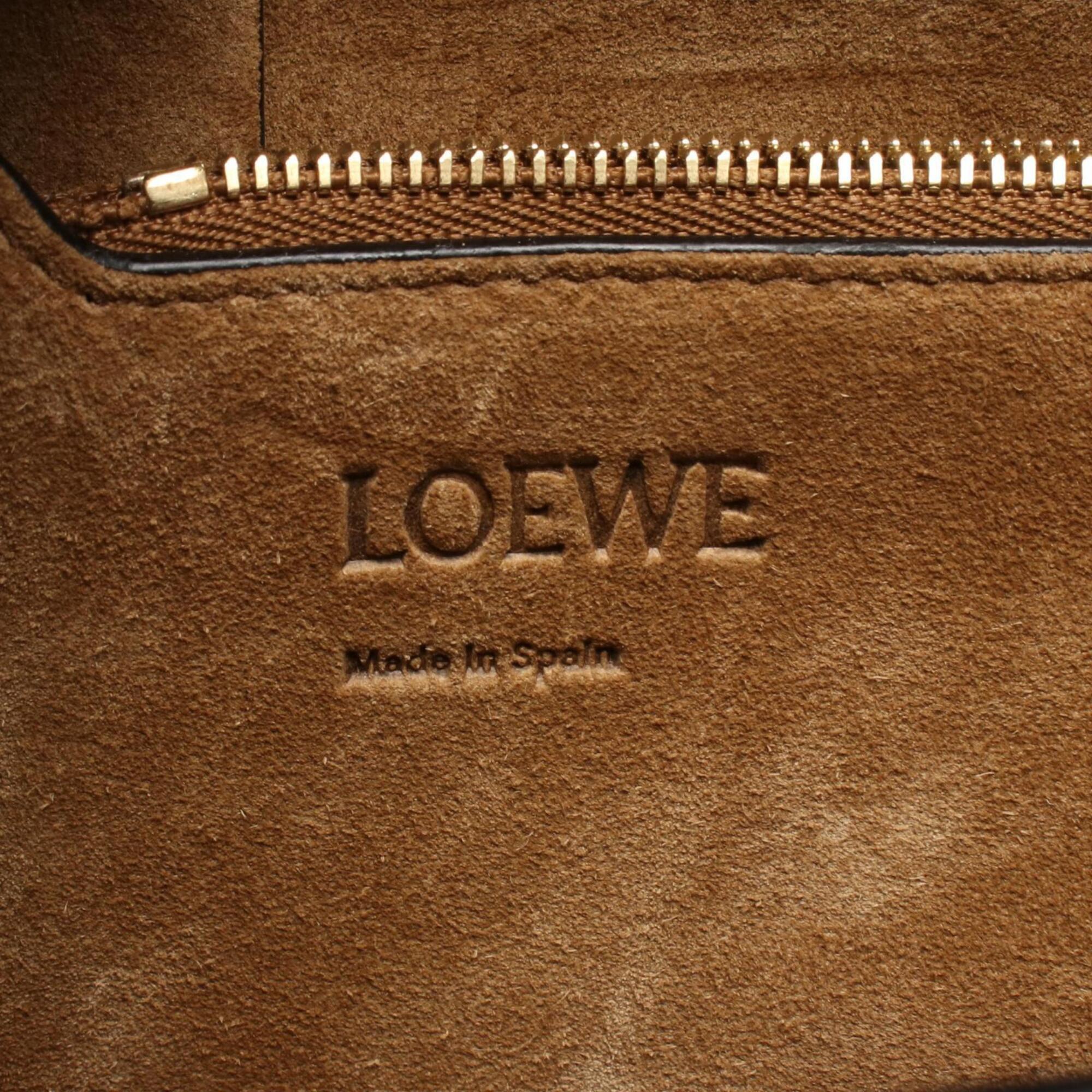 Loewe Blue Leather Handbag Shoulder Bag (Pre-Owned)