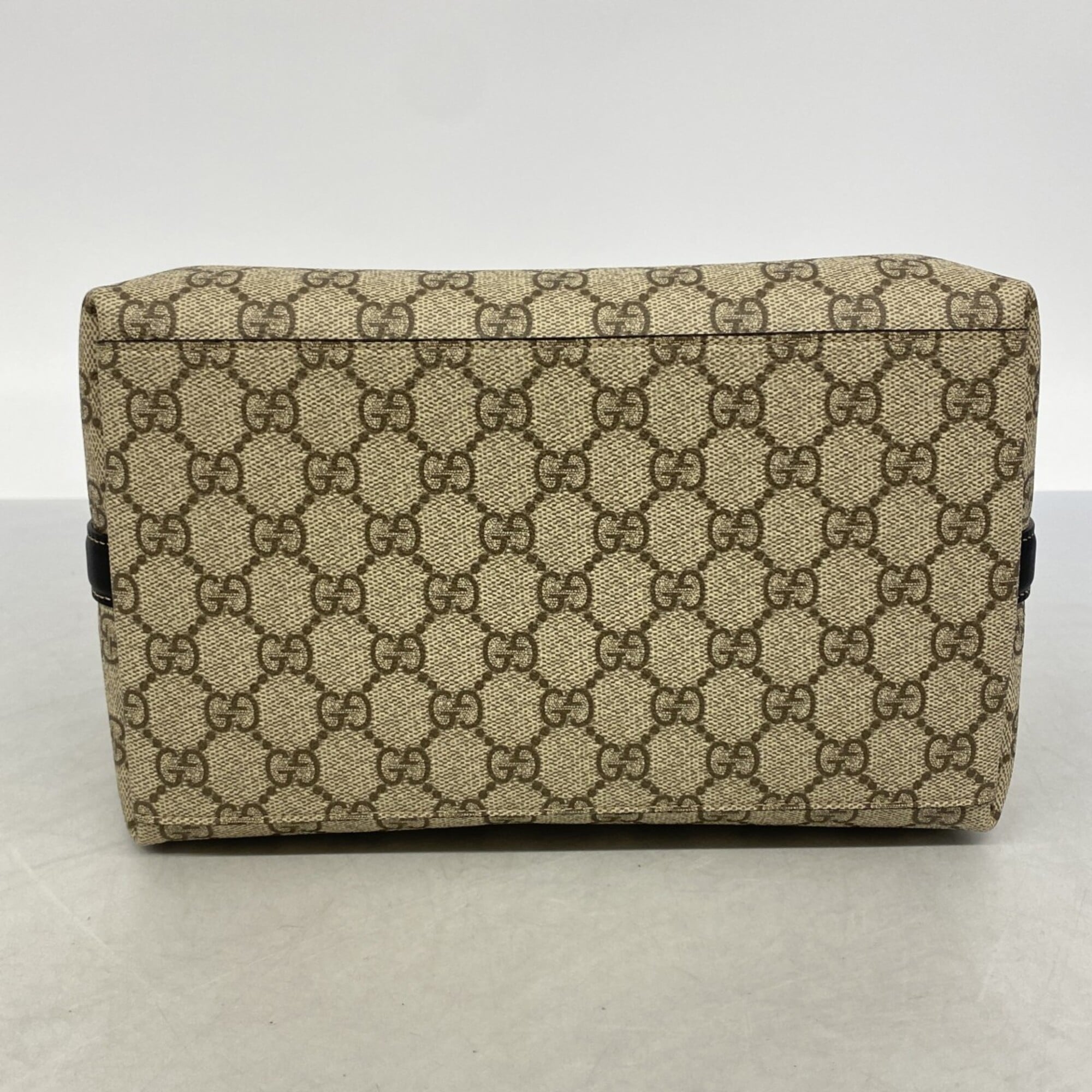 Gucci Black Brown Pvc Handbag (Pre-Owned)