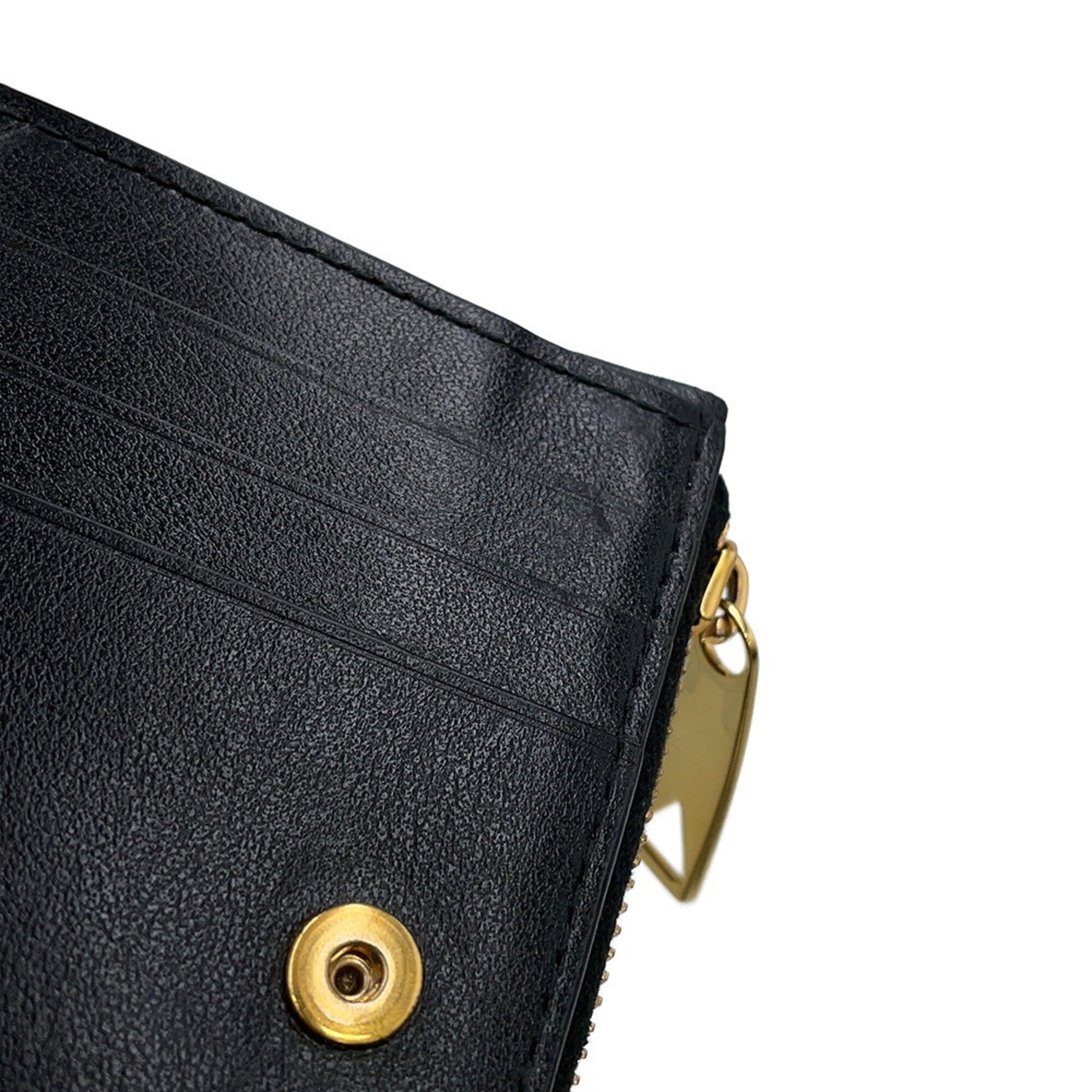 Bottega Veneta Black Leather Wallet (Bi-Fold) (Pre-Owned)