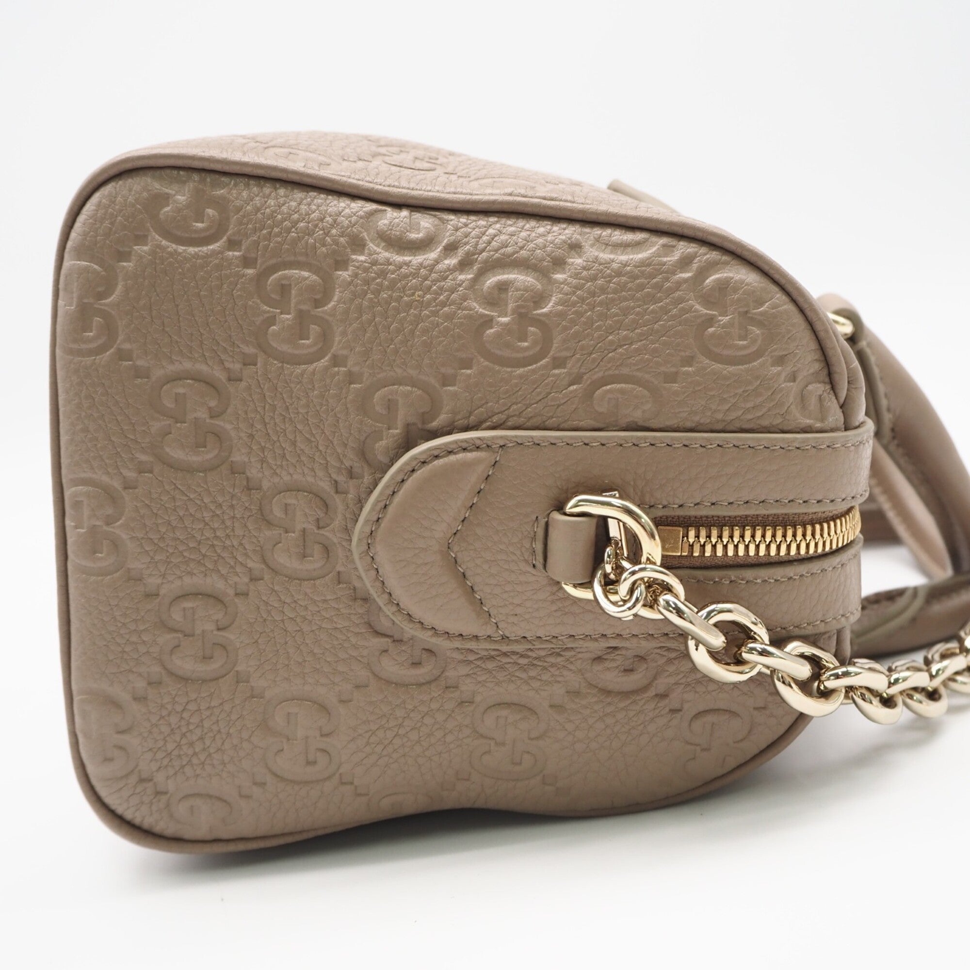 Gucci Beige Leather Handbag (Pre-Owned)