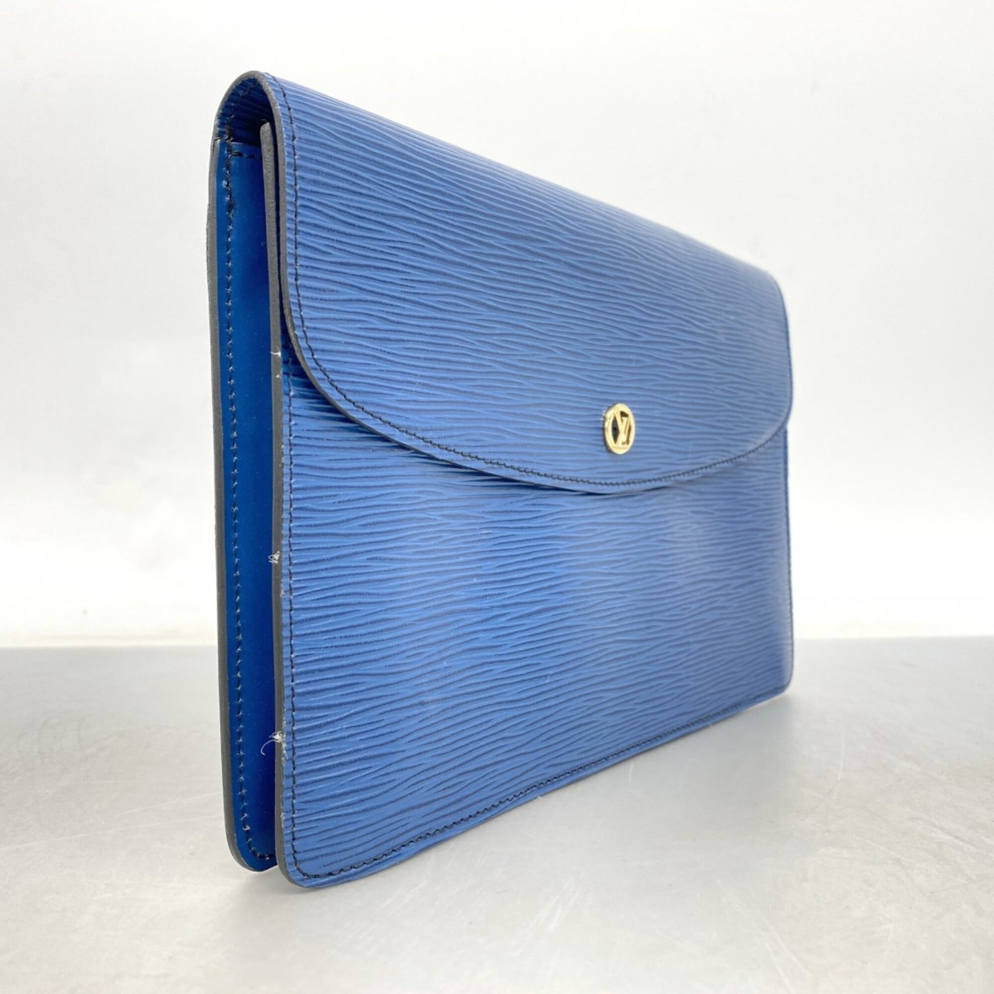 Louis Vuitton Toledo Blue Clutch Bag (Pre-Owned)