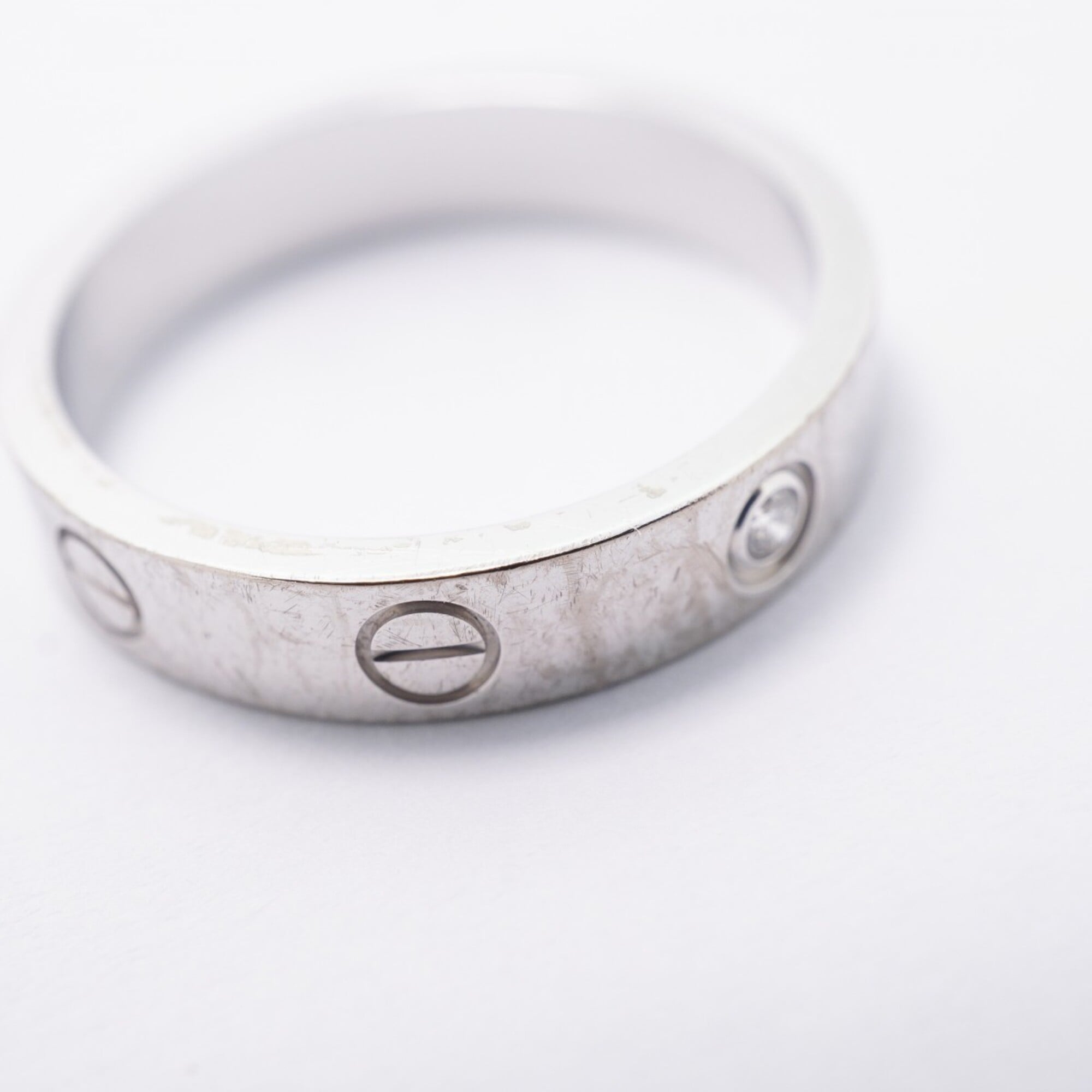 Cartier White Gold (18K) Band Ring (Pre-Owned)