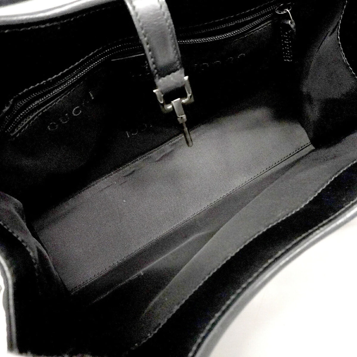 Gucci Black Canvas Handbag (Pre-Owned)