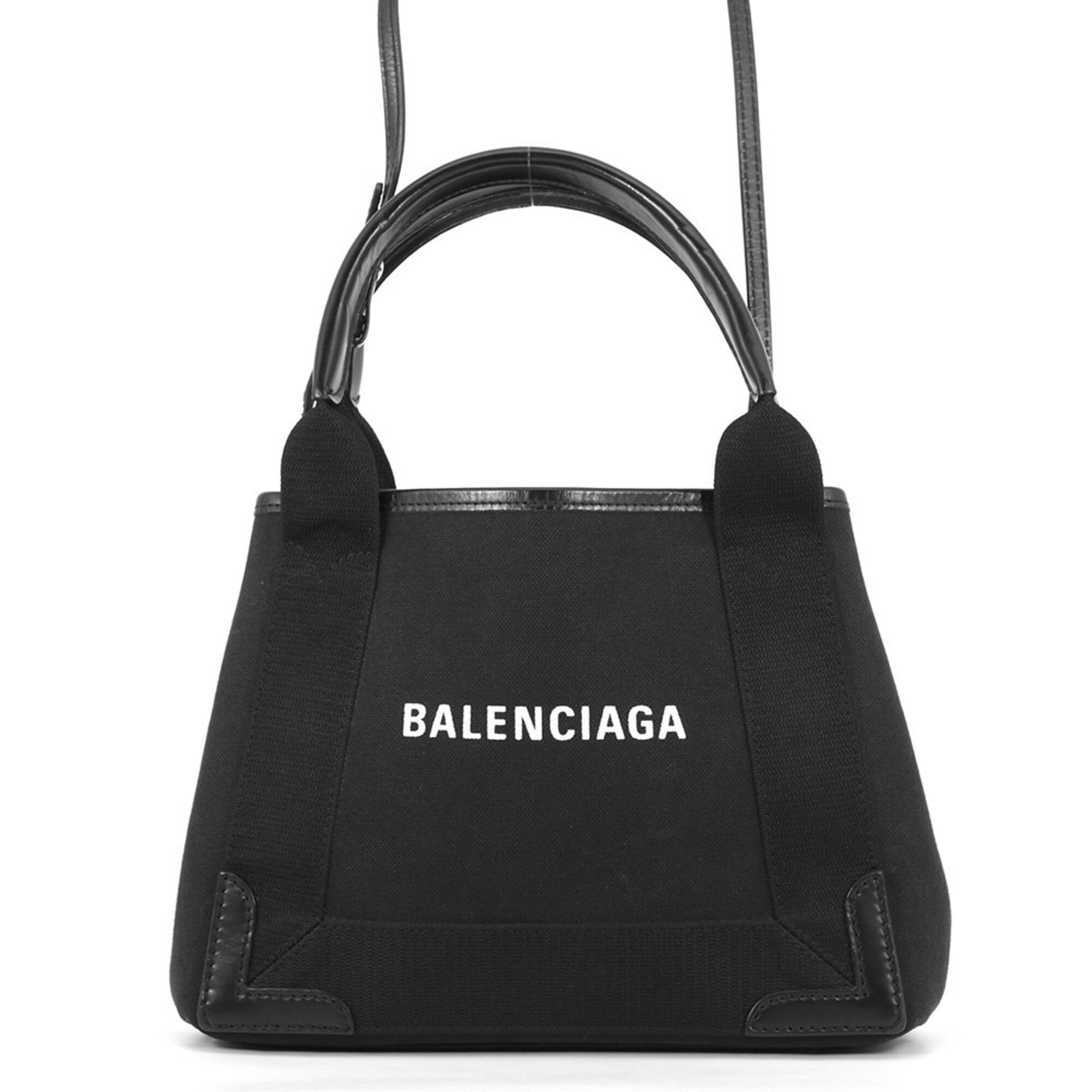 Balenciaga Black Canvas Handbag Pouch (Pre-Owned)