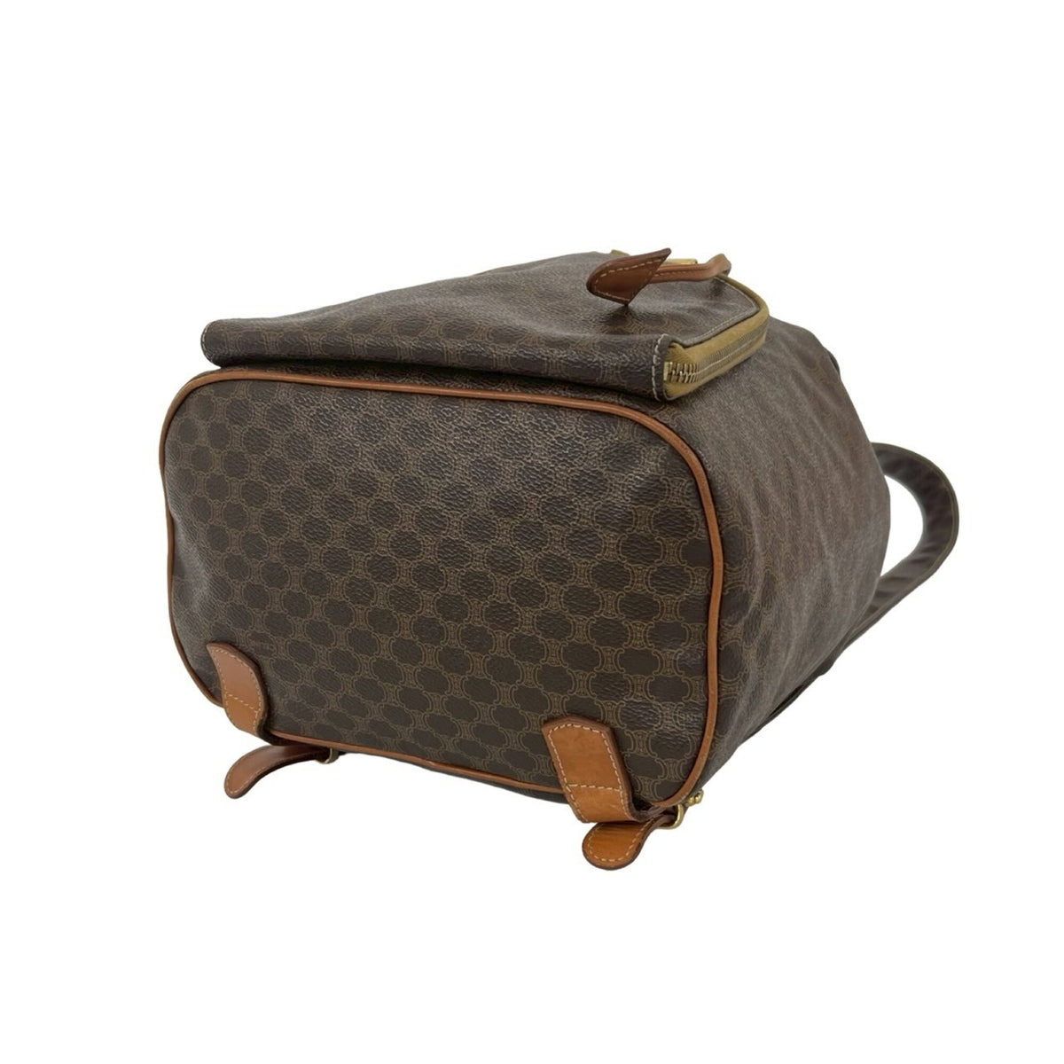 Celine Brown Pvc Leather Backpack (Pre-Owned)