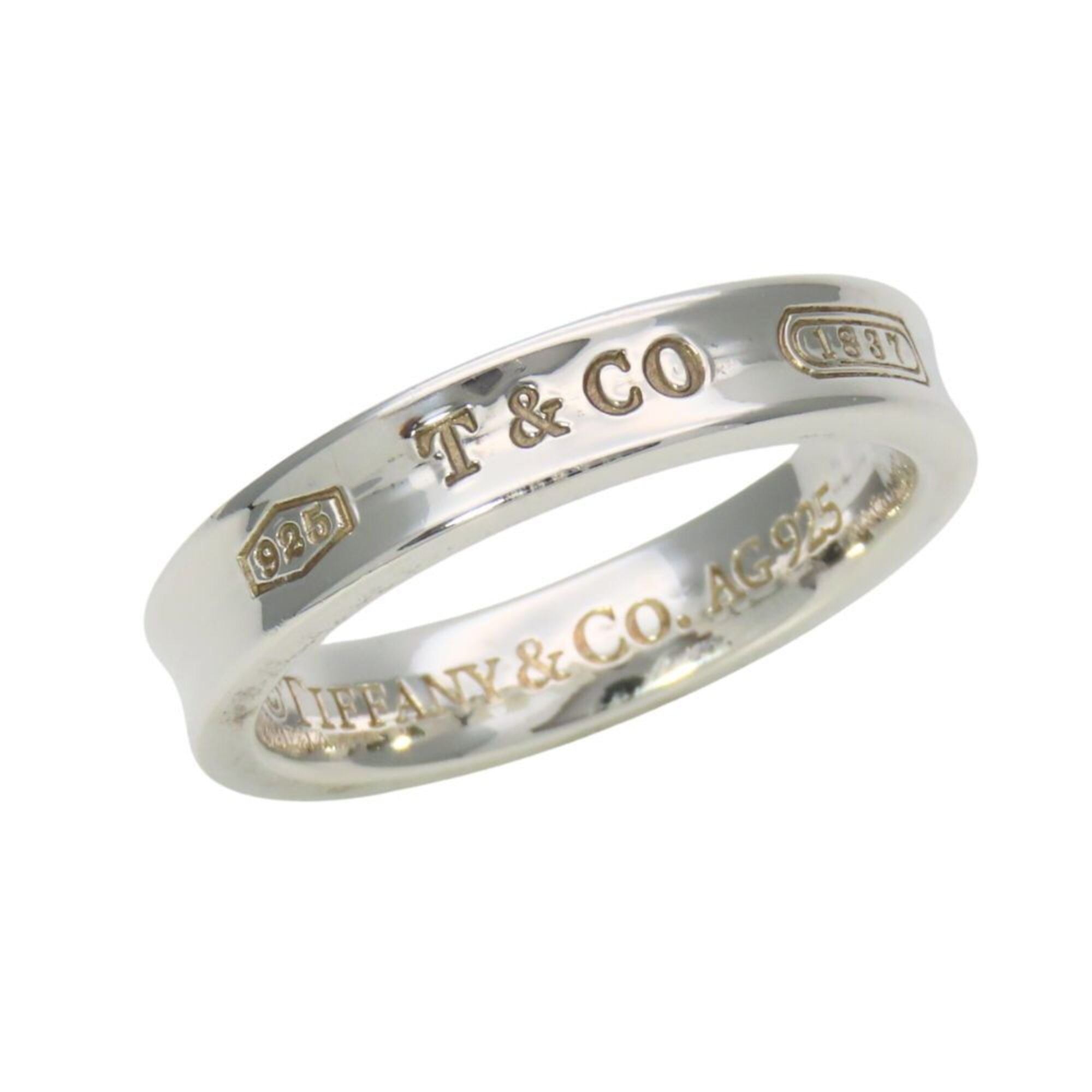 Tiffany Silver Silver 925 Band Ring (Pre-Owned)
