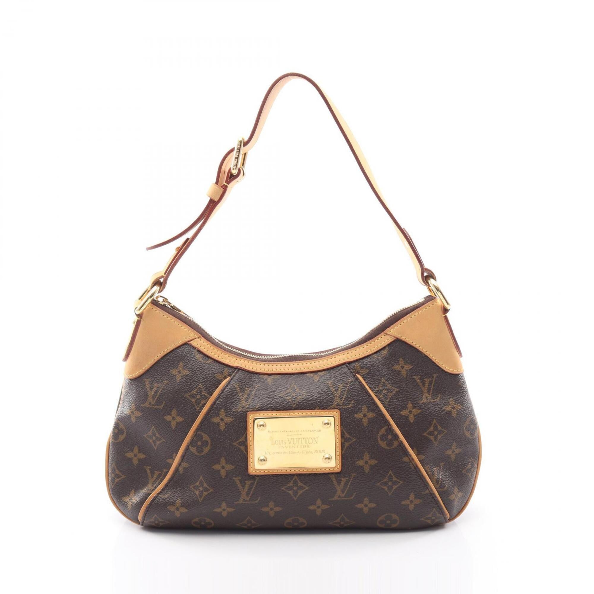 Louis Vuitton Brown Coated Canvas Pvc Monogram Leather Handbag Shoulder Bag (Pre-Owned)